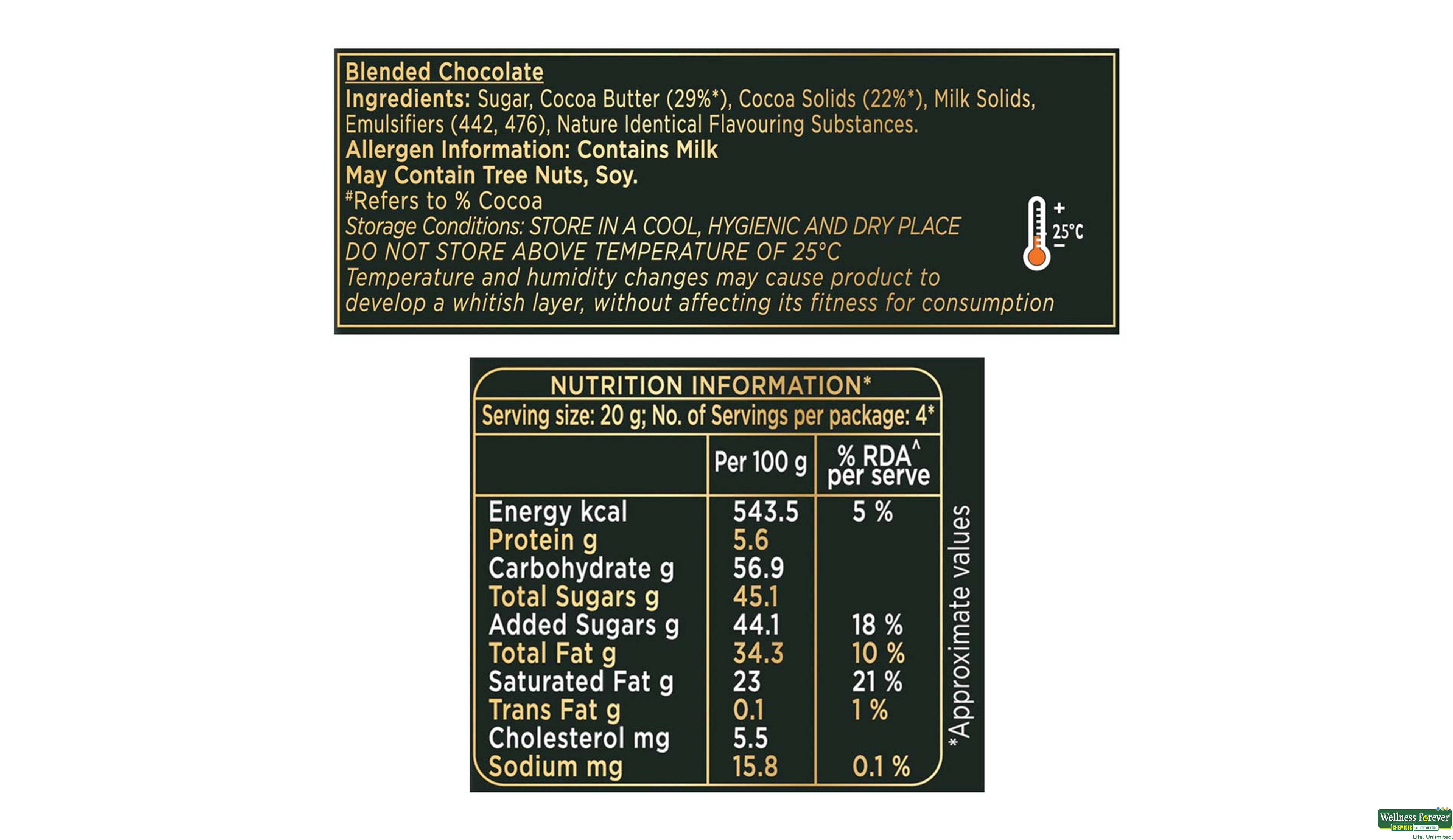 CADB CHOC BOURNVILE RICH COCO 80GM- 5, 80GM, 