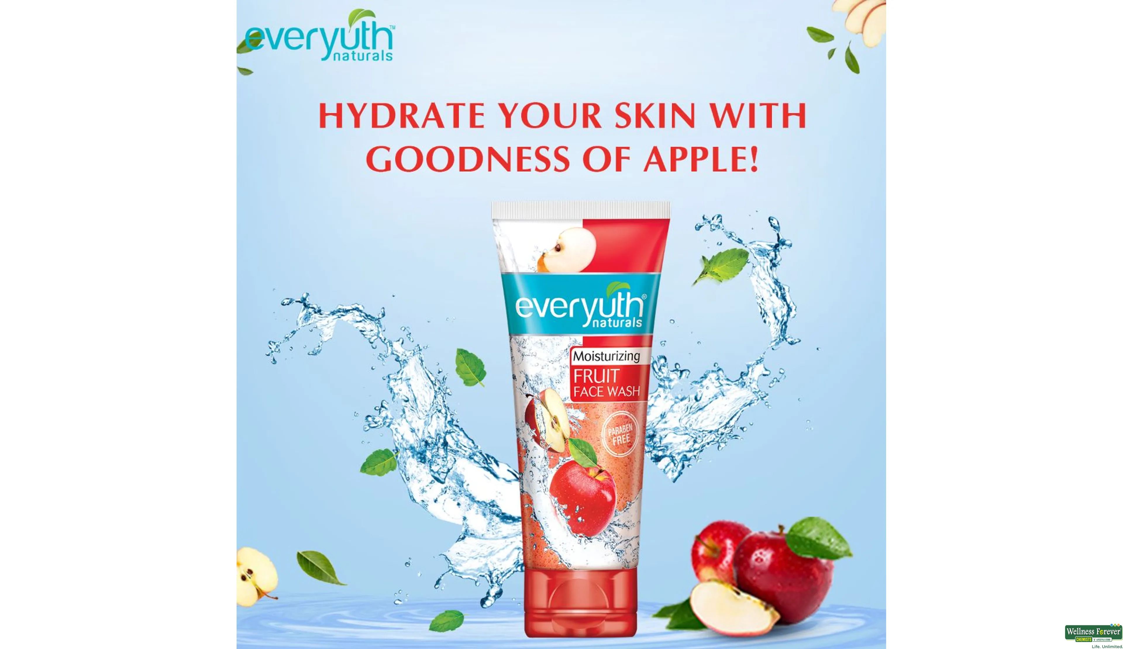 EVERYUTH F/WASH FRUIT 50GM- 3, 50GM, 