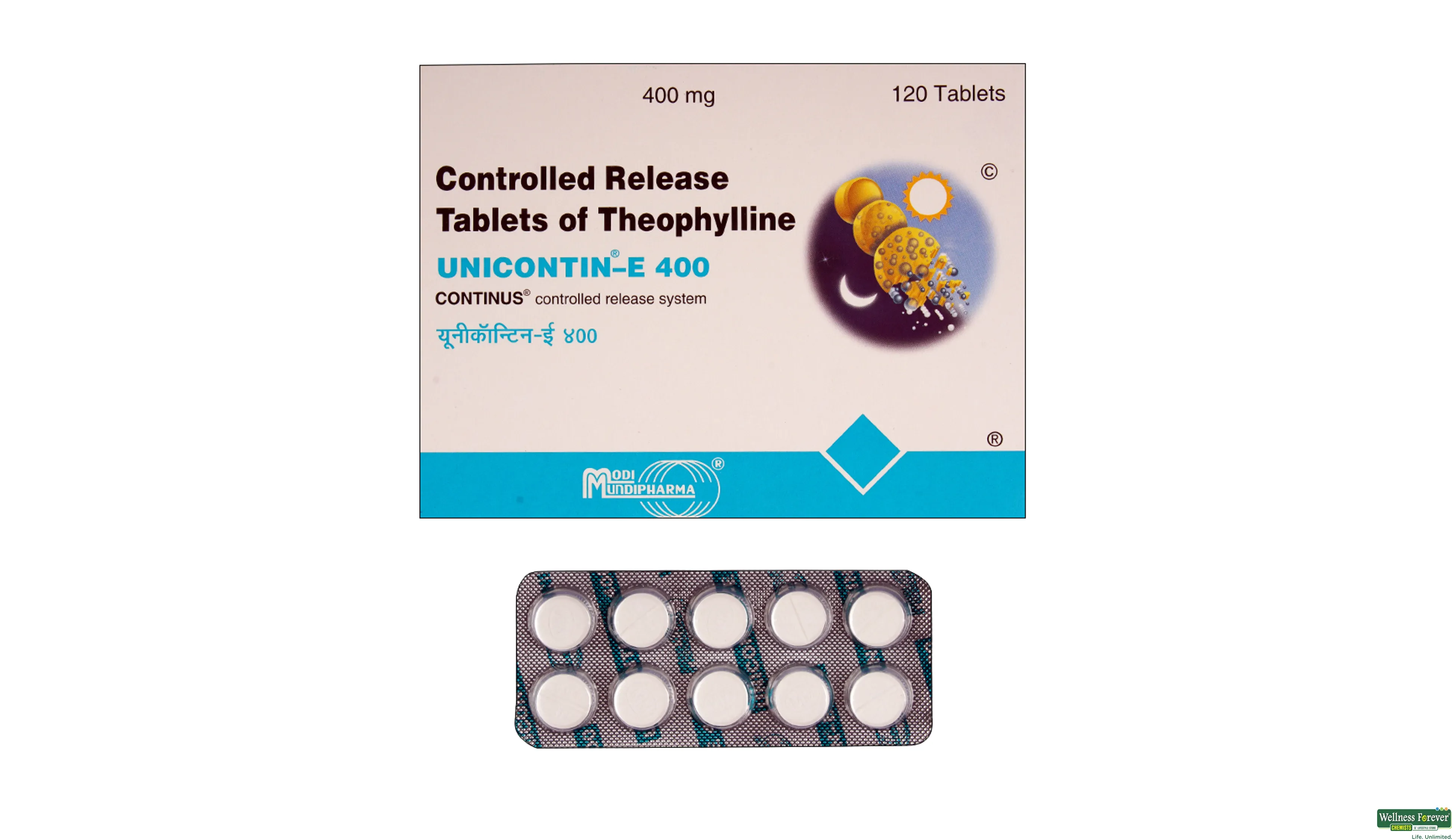 UNICONTIN-E 400MG 10TAB- 1, 10TAB, 