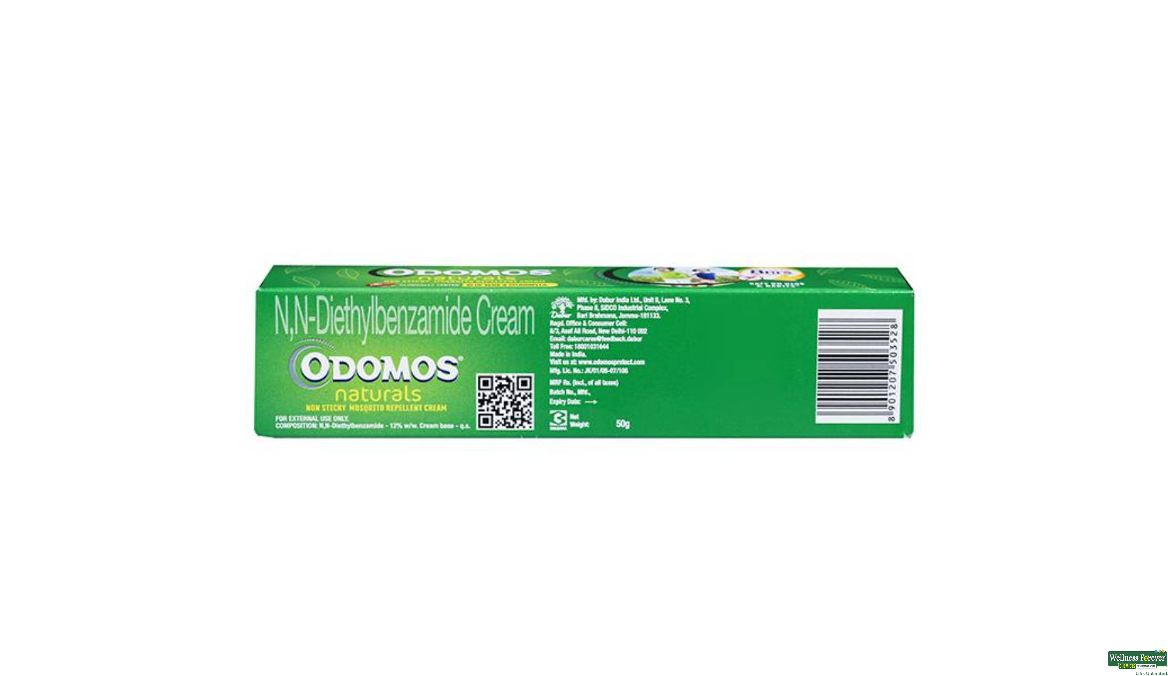 ODOMOS CRM NATURAL 50GM- 2, 50GM, 