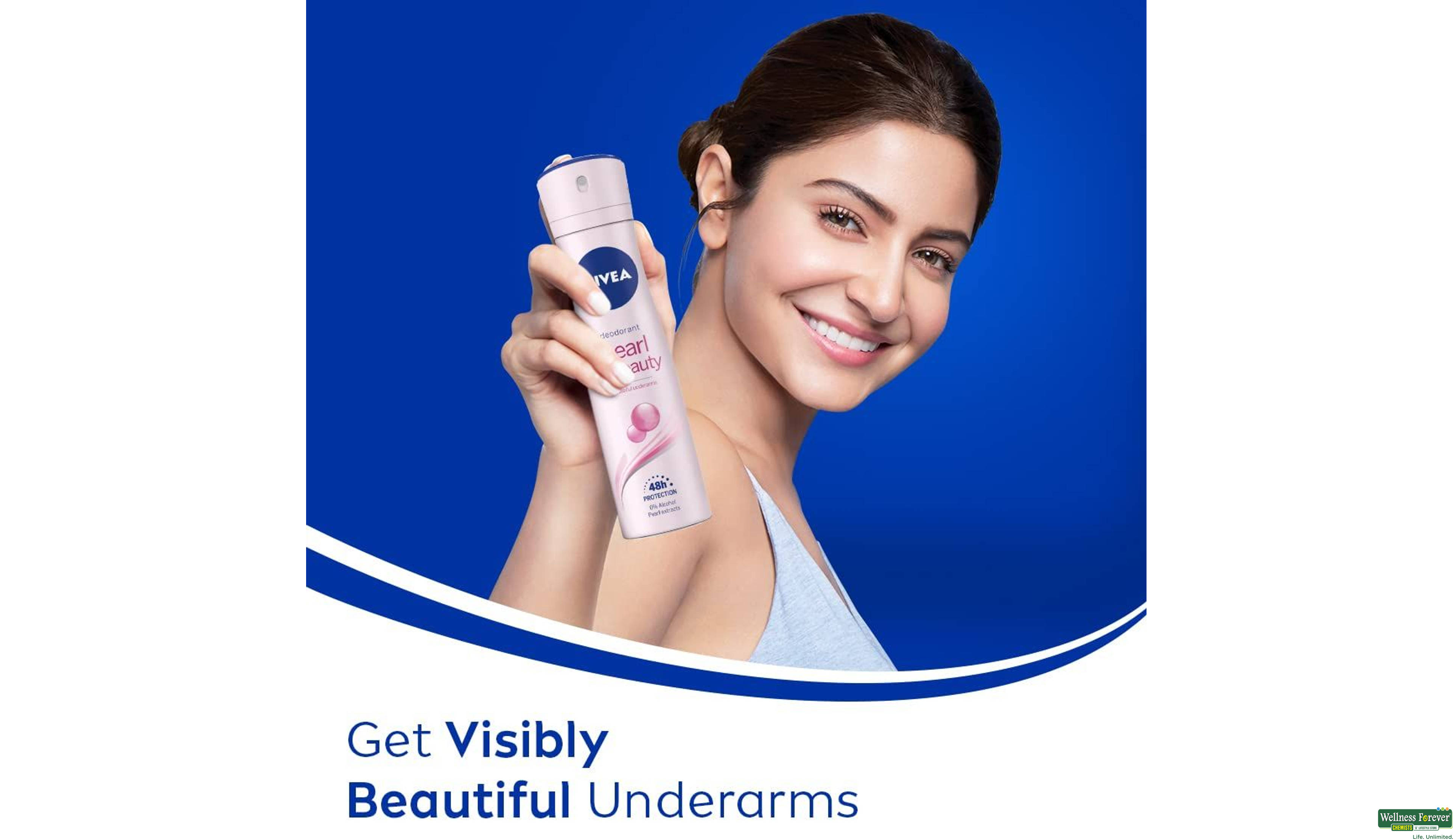 NIVEA DEO WOMEN PEARL BEAUTY 150ML- 2, 150ML, 