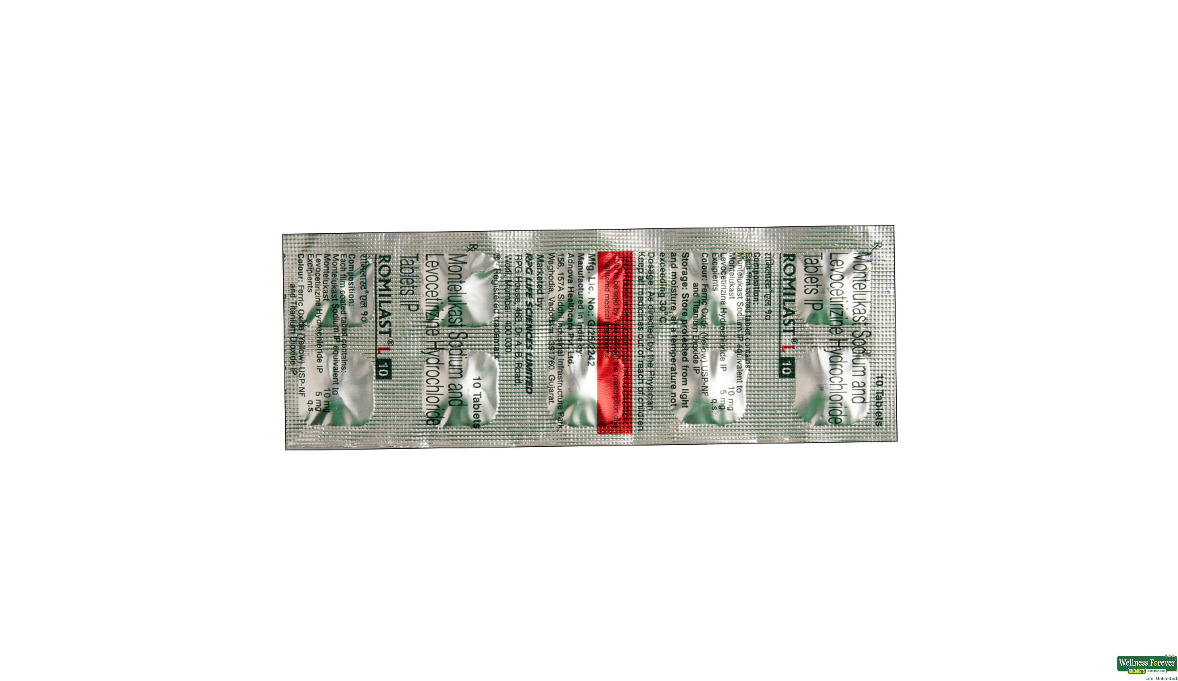 ROMILAST-L 10MG 10TAB- 1, 10TAB, null