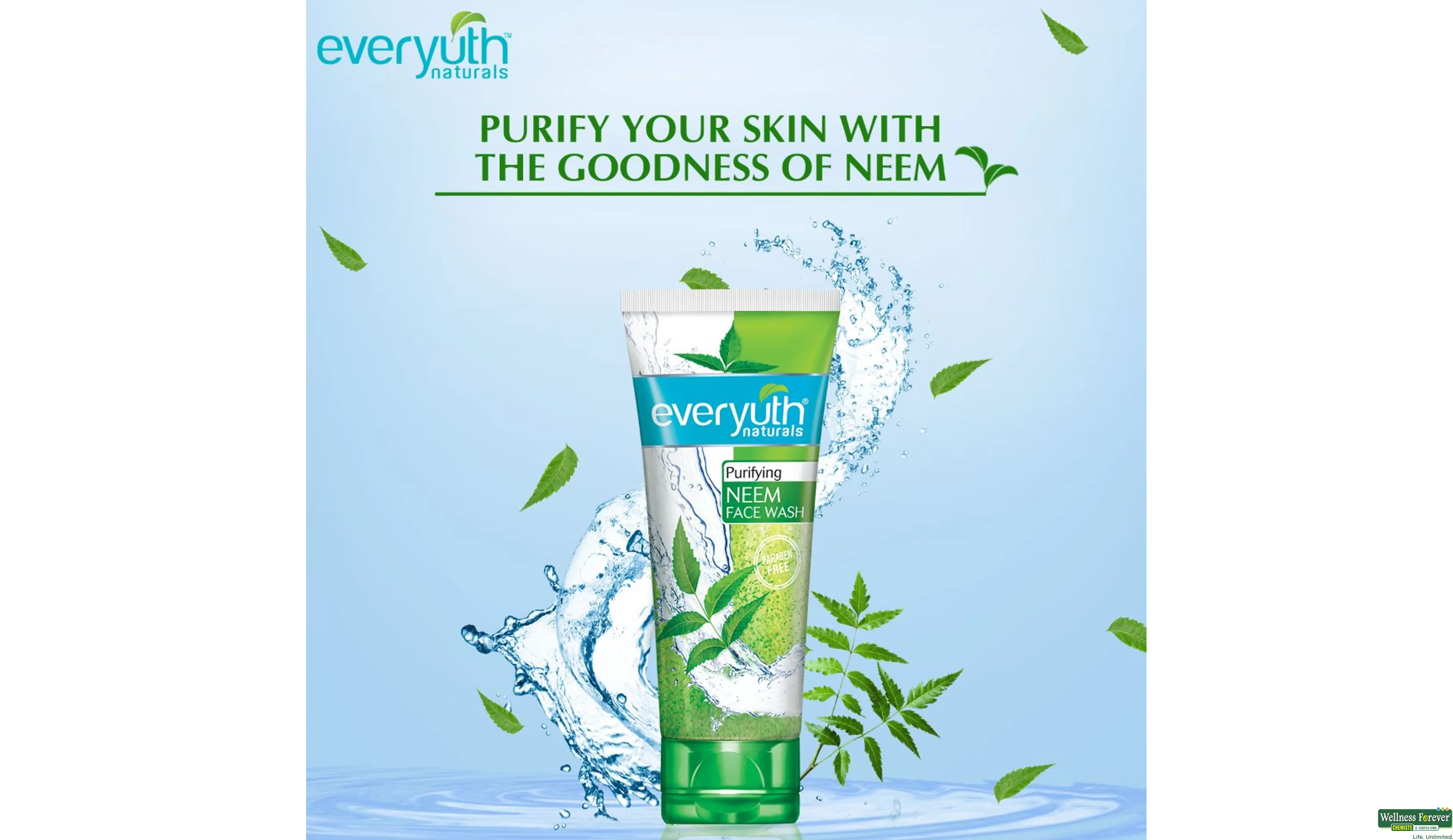 EVERYUTH F/WASH NEEM 50GM- 2, 50GM, 