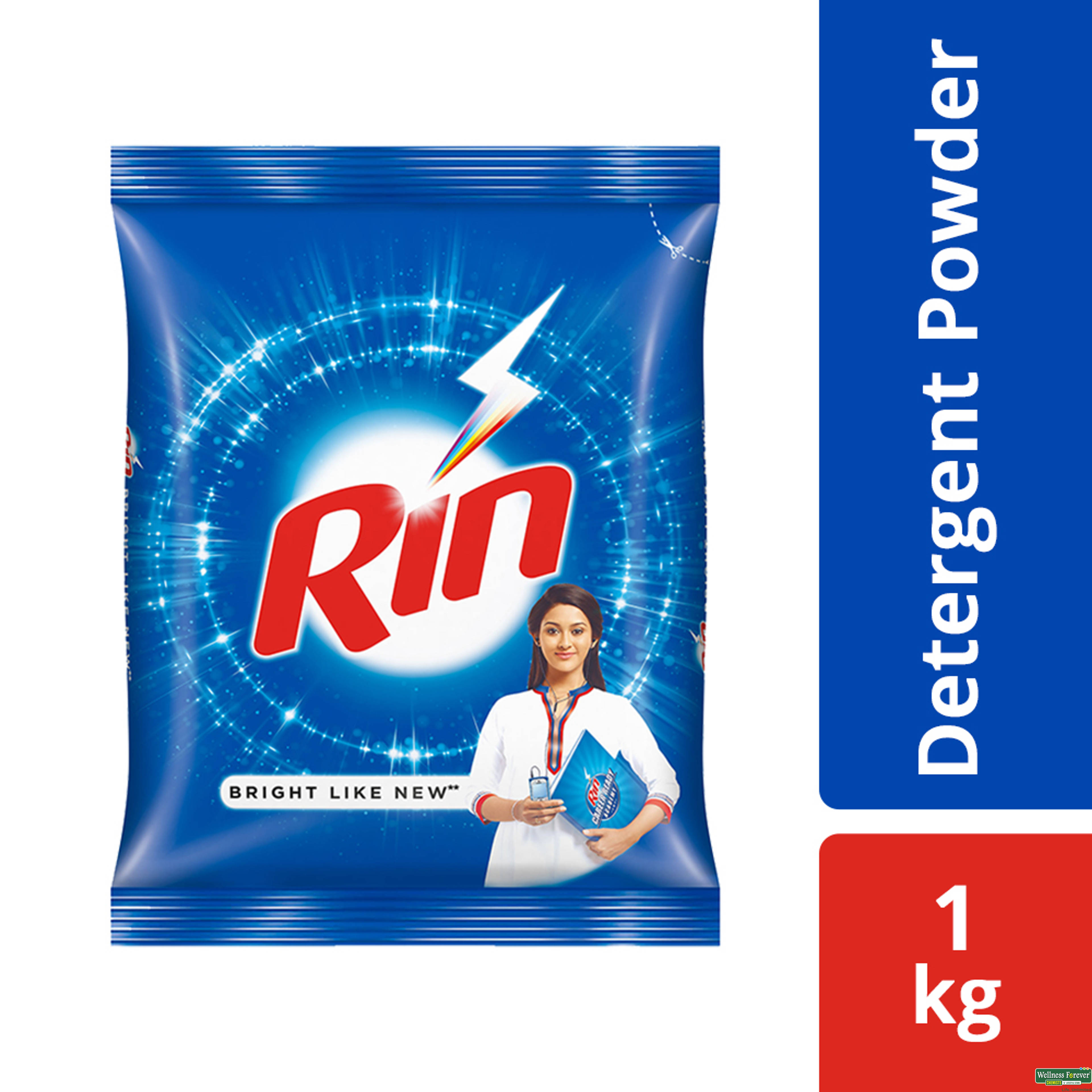 Rin Detergent Powder, 1 kg-image