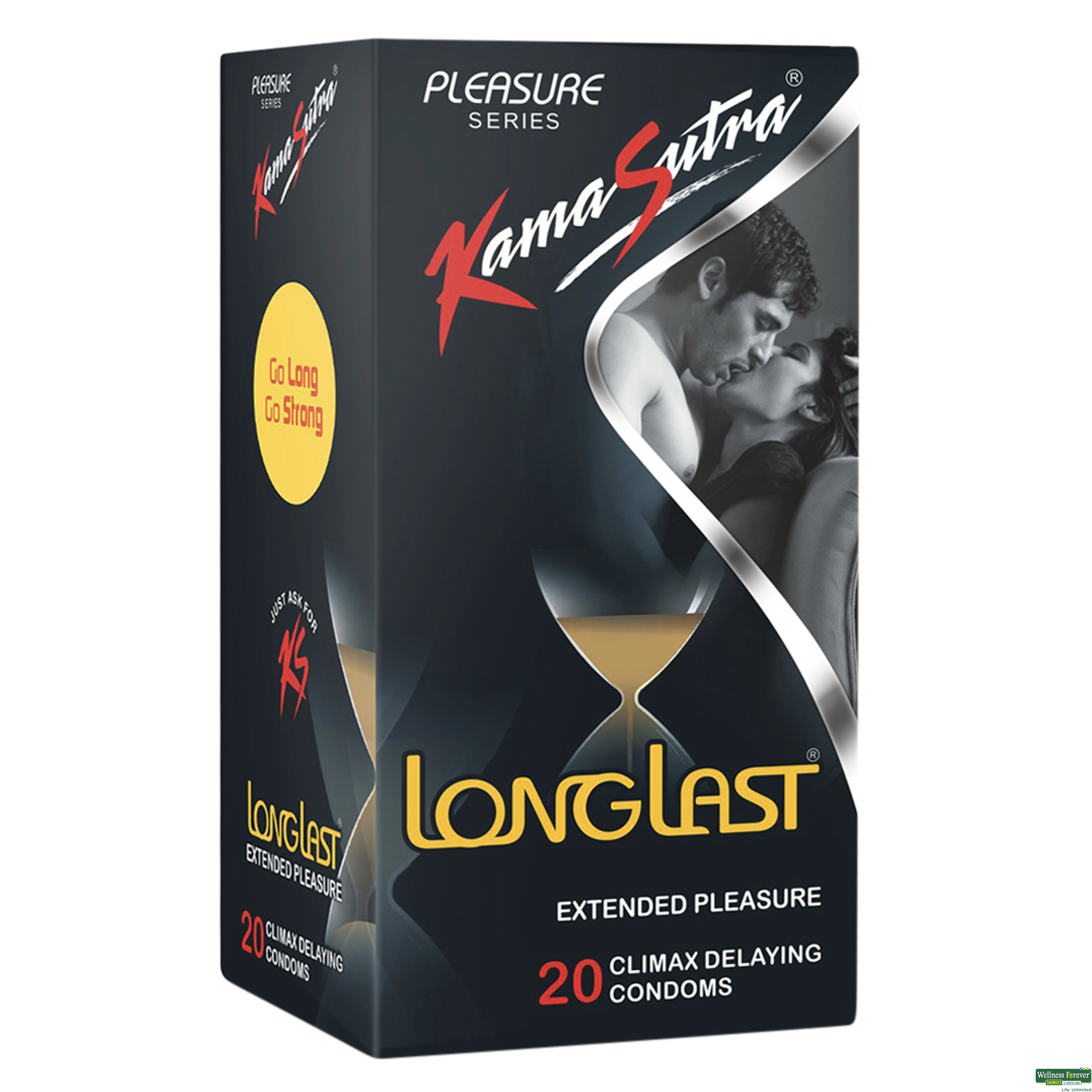 Kamasutra Longlast Climax Delaying Condoms 20 Pieces-image