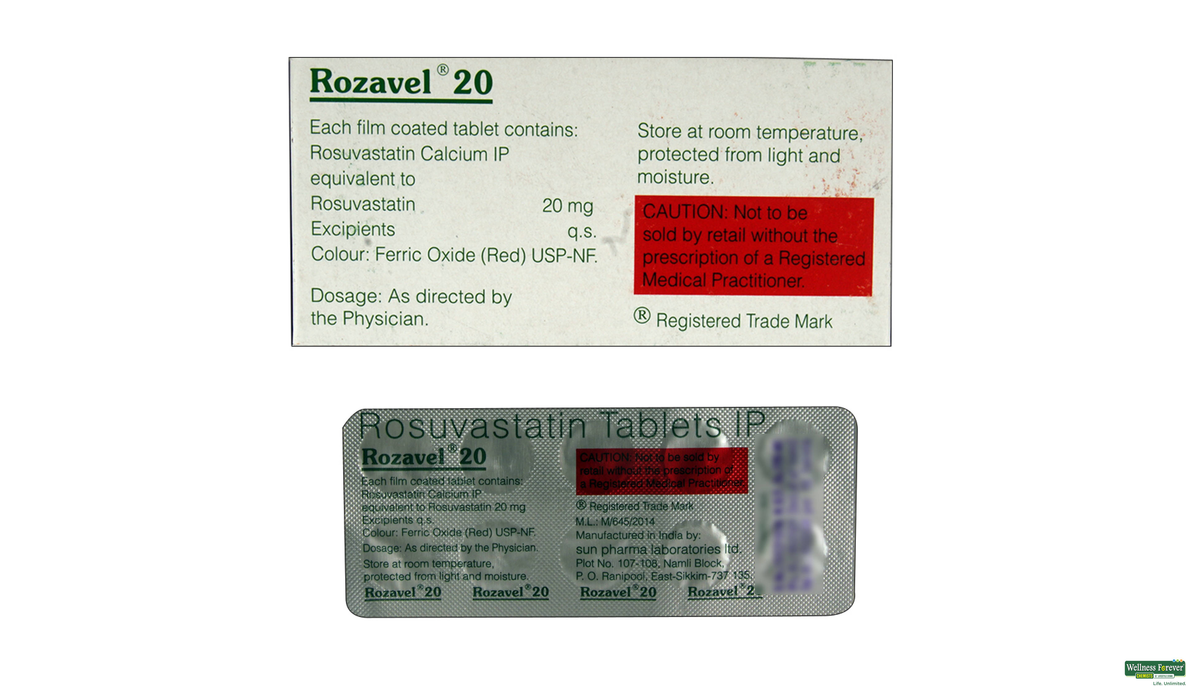 ROZAVEL 20MG 10TAB ##- 2, 10TAB, 