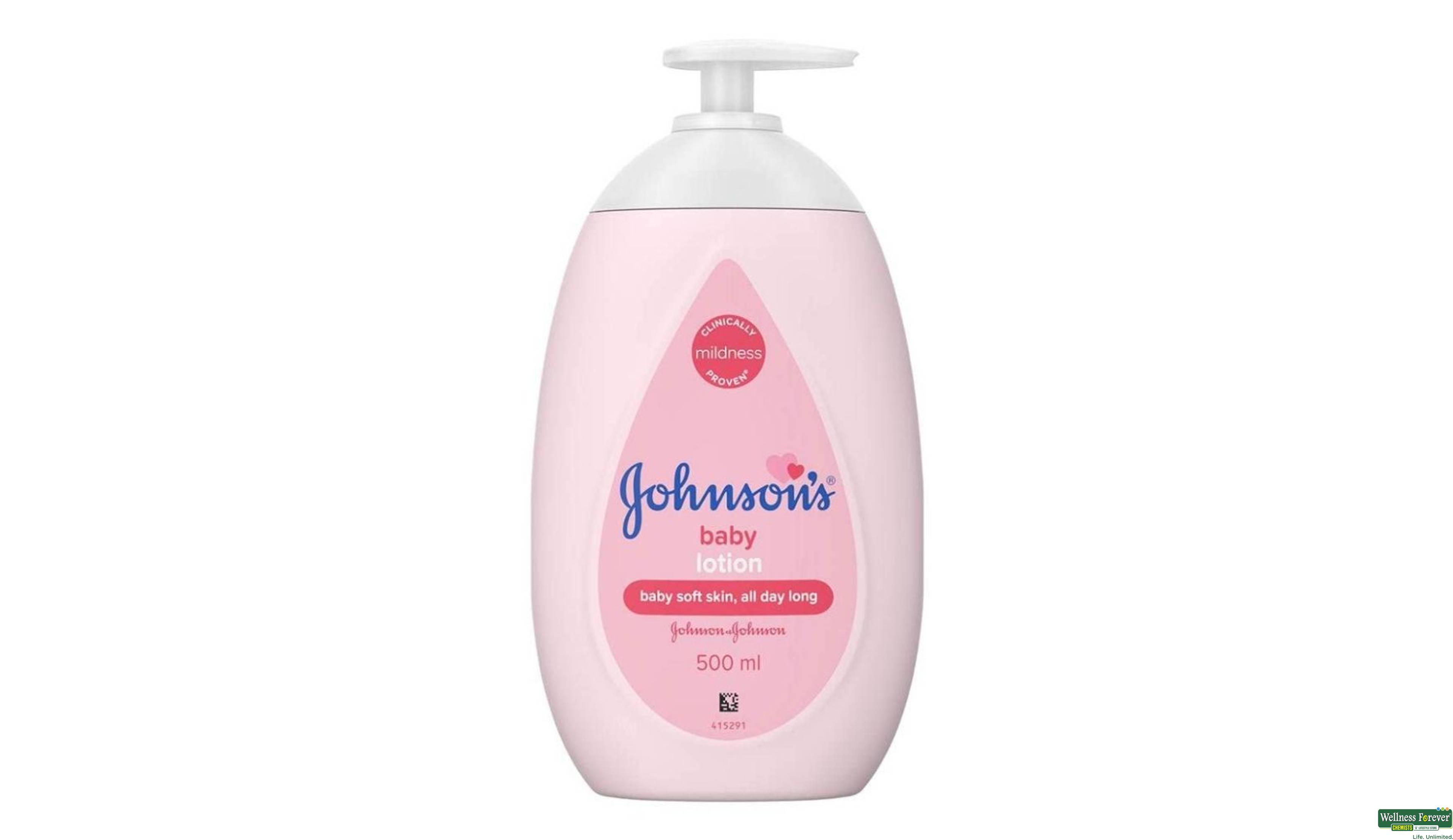 JJ BABY LTN PUMP PINK 500ML- 1, 500ML, 