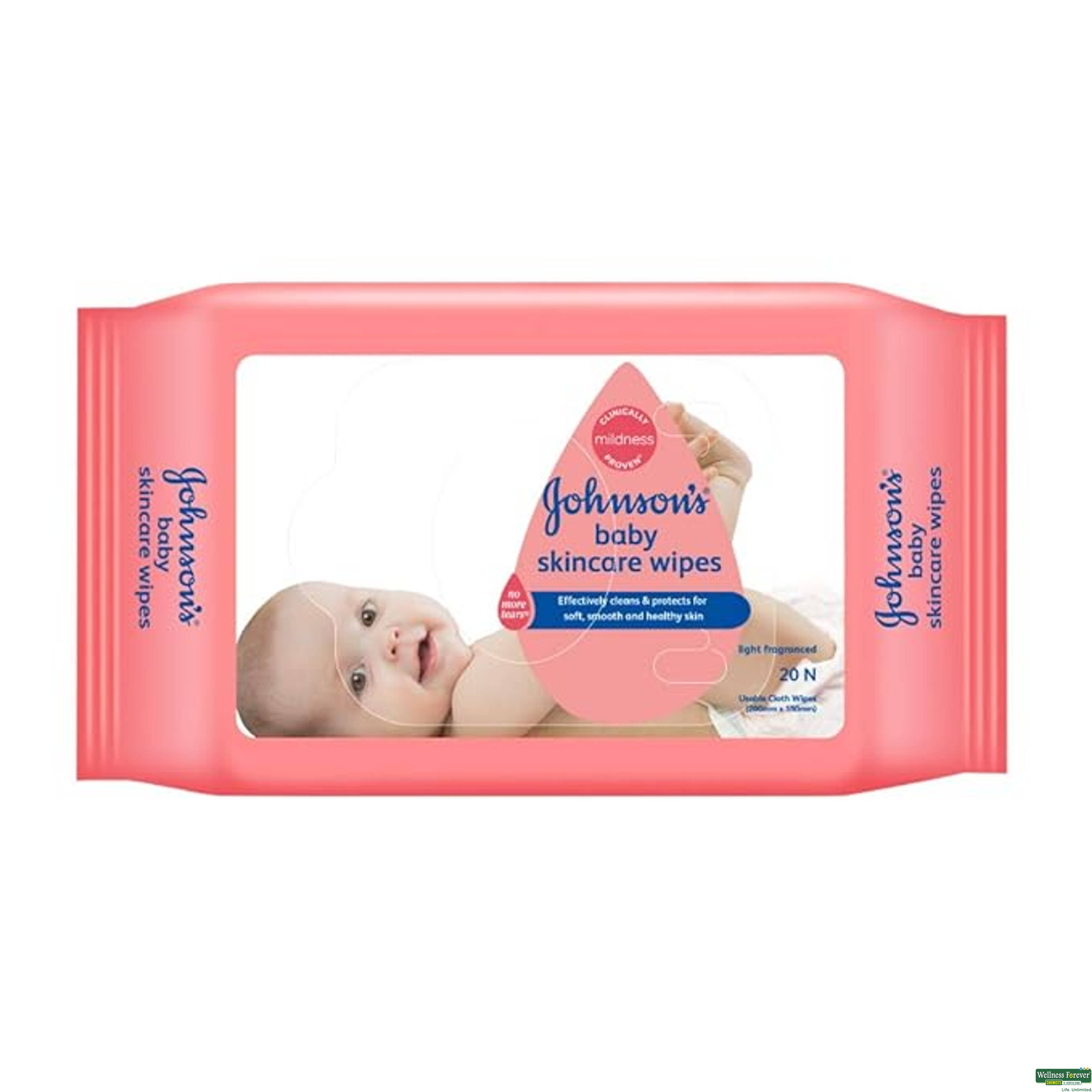 JJ BABY WIPES 20PC-image