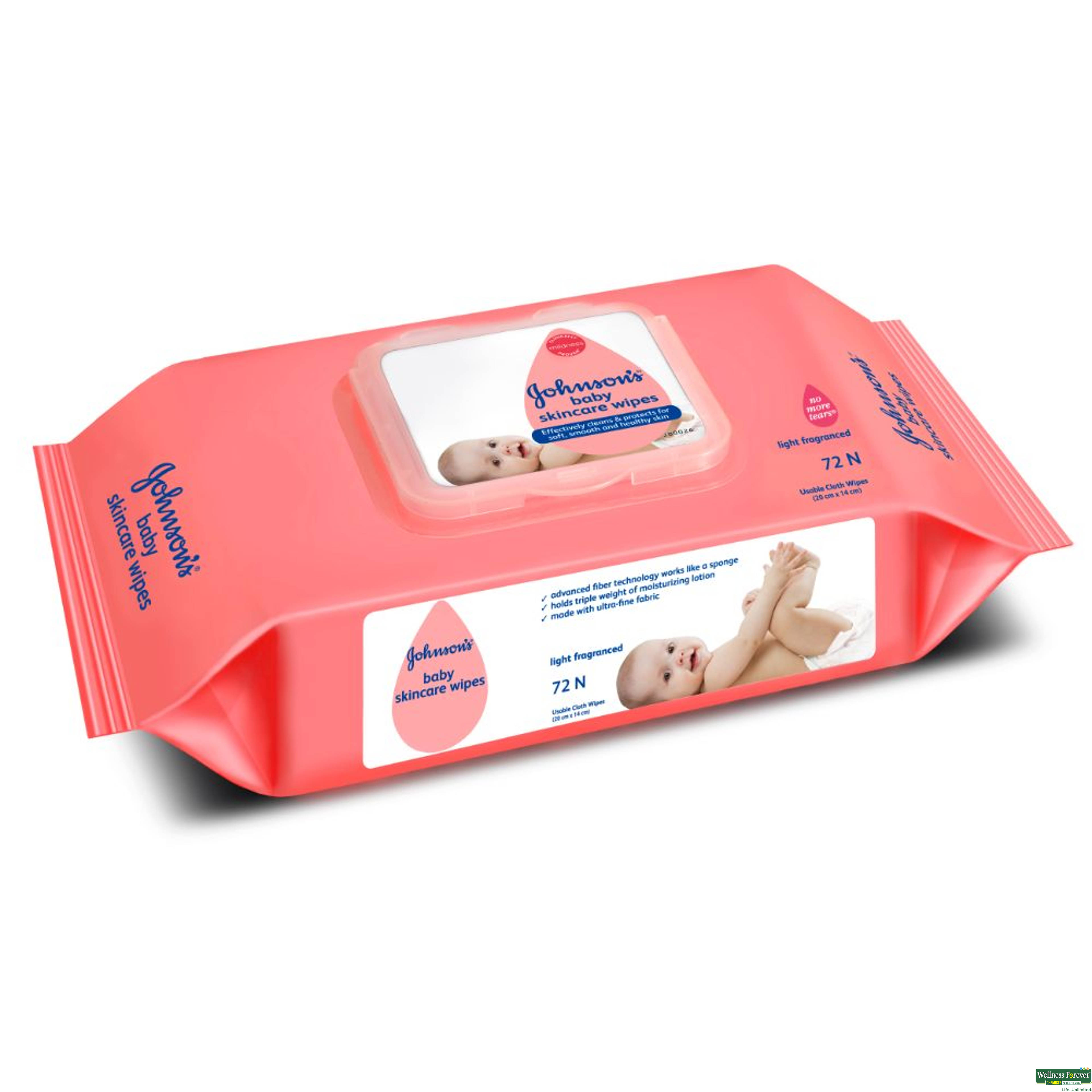 JJ BABY WIPES 72 PC-image