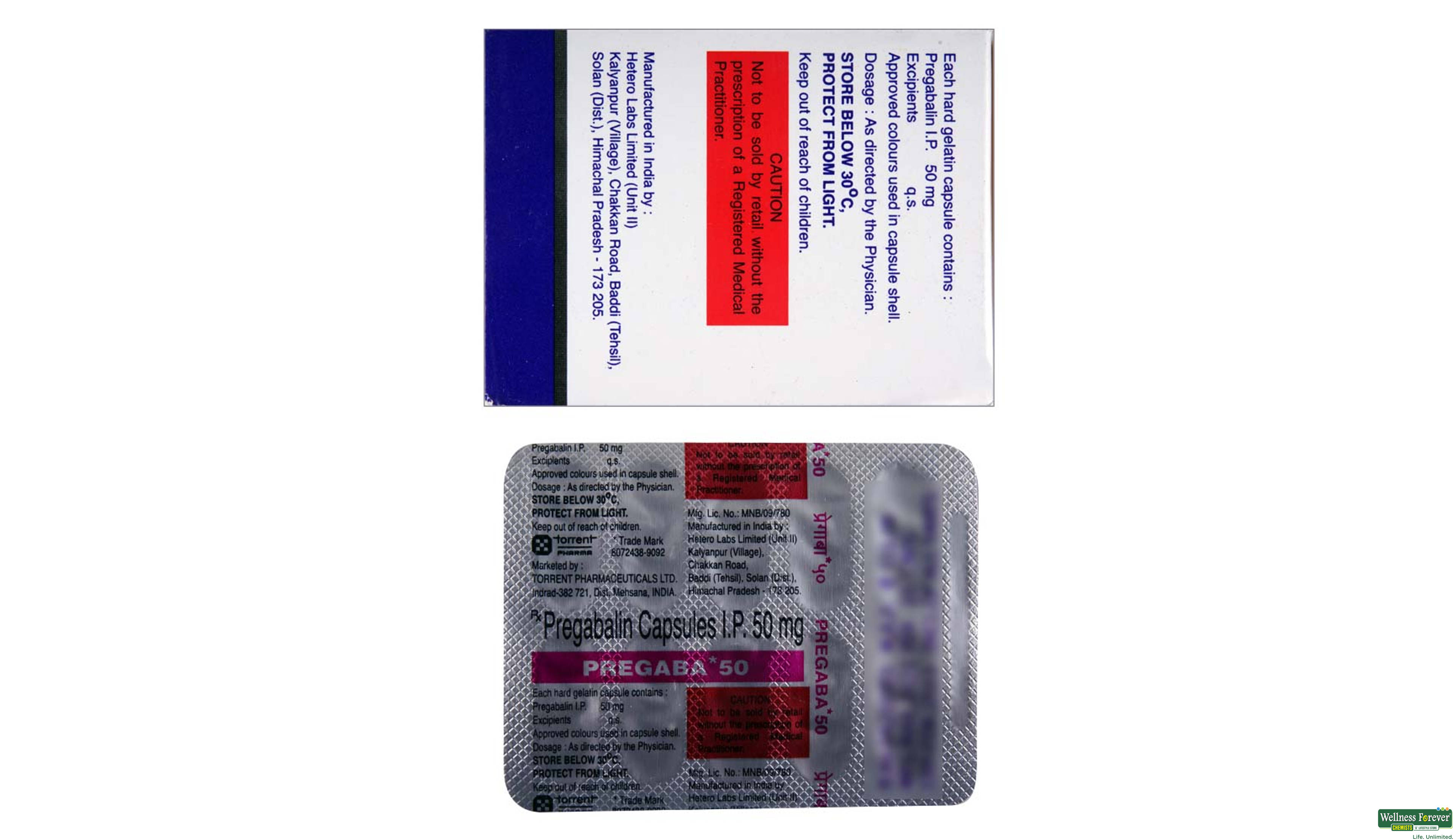 PREGABA 50MG 10CAP- 2, 10CAP, 