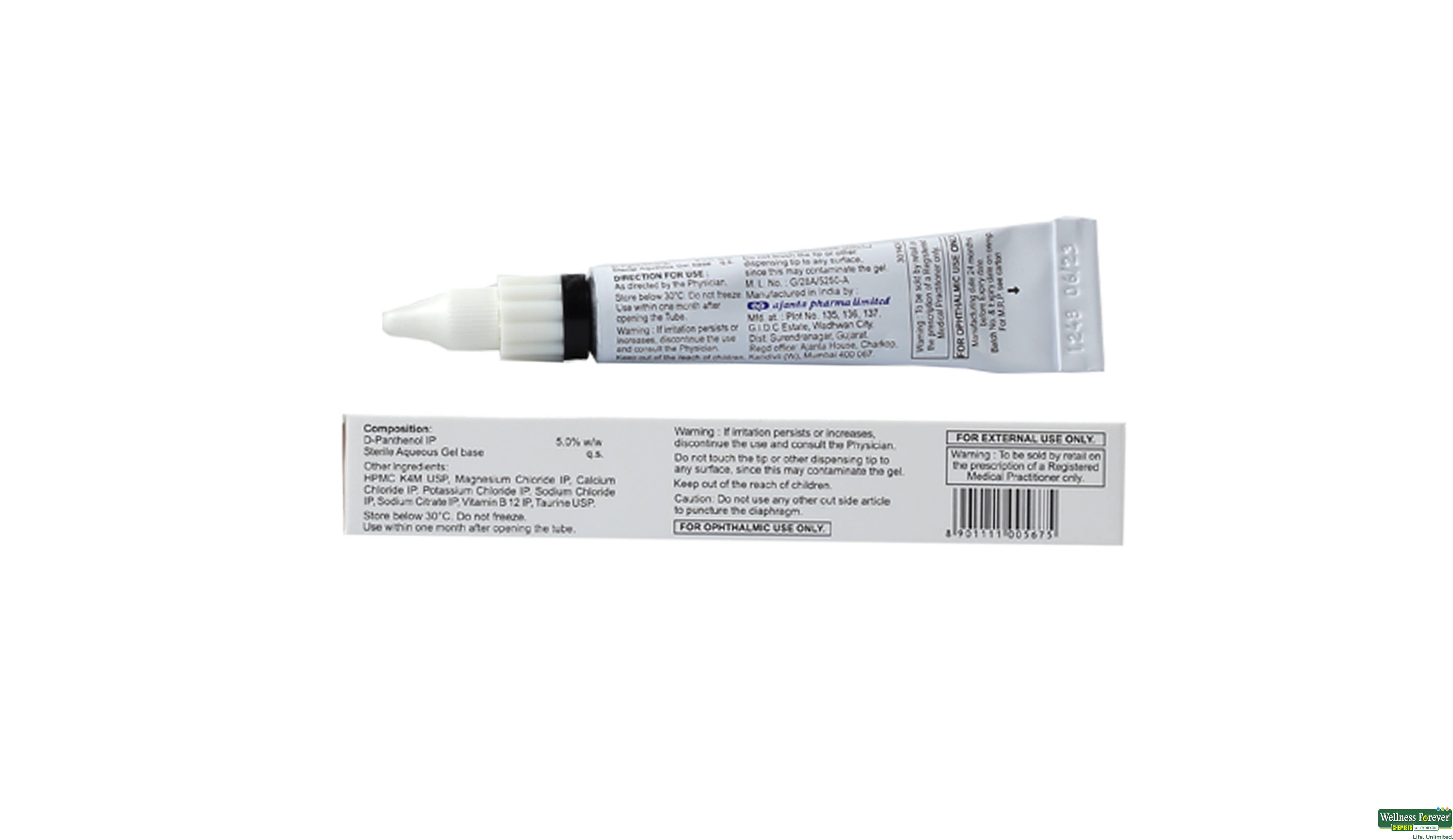 PANTHEGEL OPTH GEL 5GM- 2, 5GM, null
