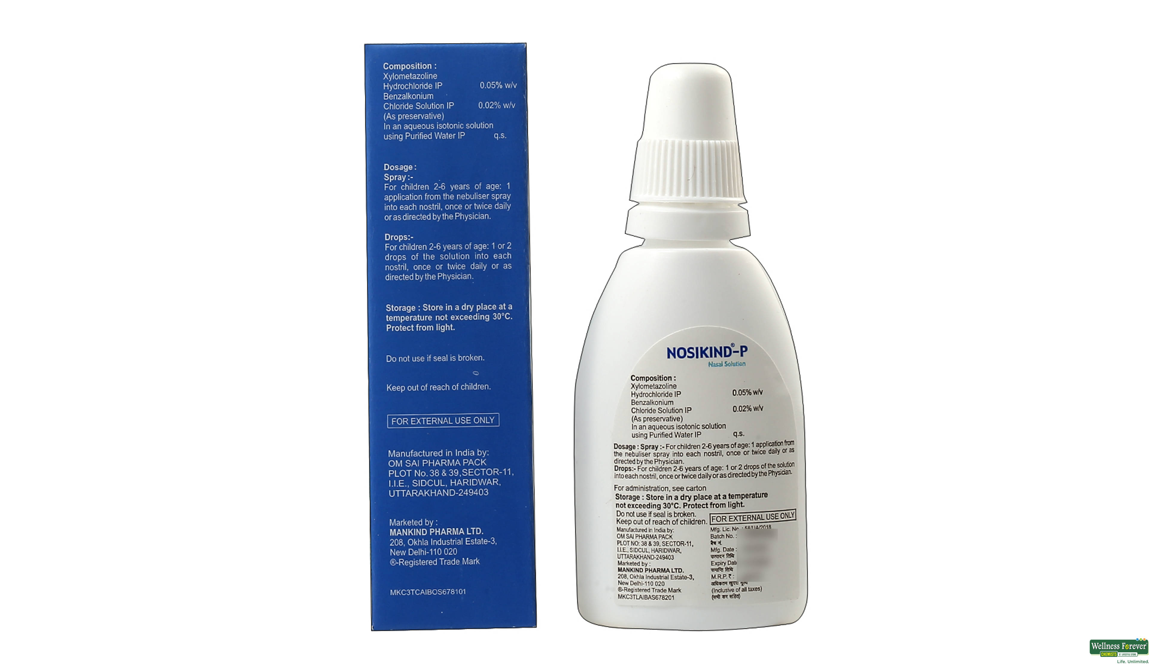 NOSIKIND-P N/DROP 10ML- 2, 10ML, null