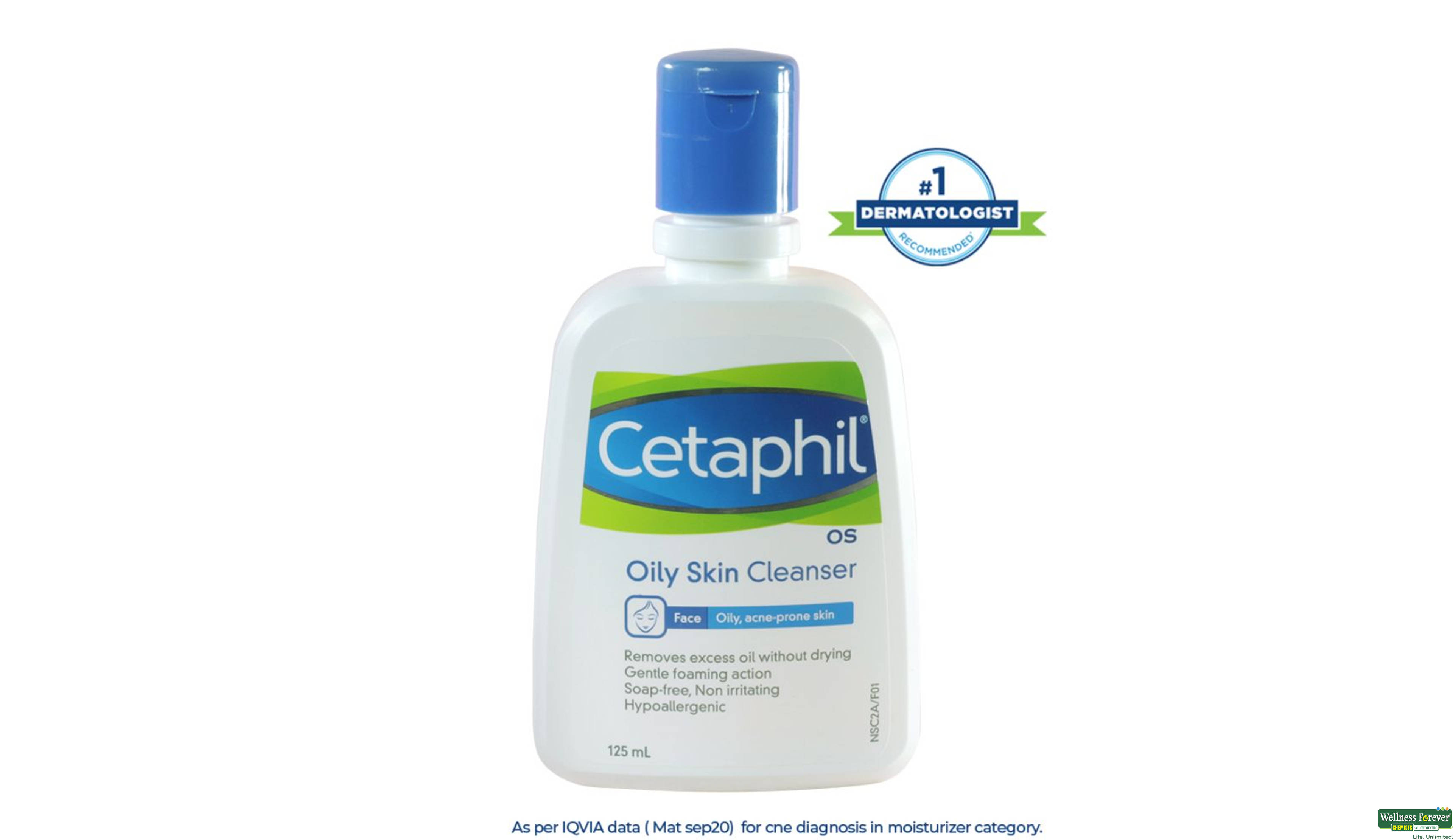 CETAPHIL-OS OILY SKIN CLNS 125ML- 1, 125ML, 