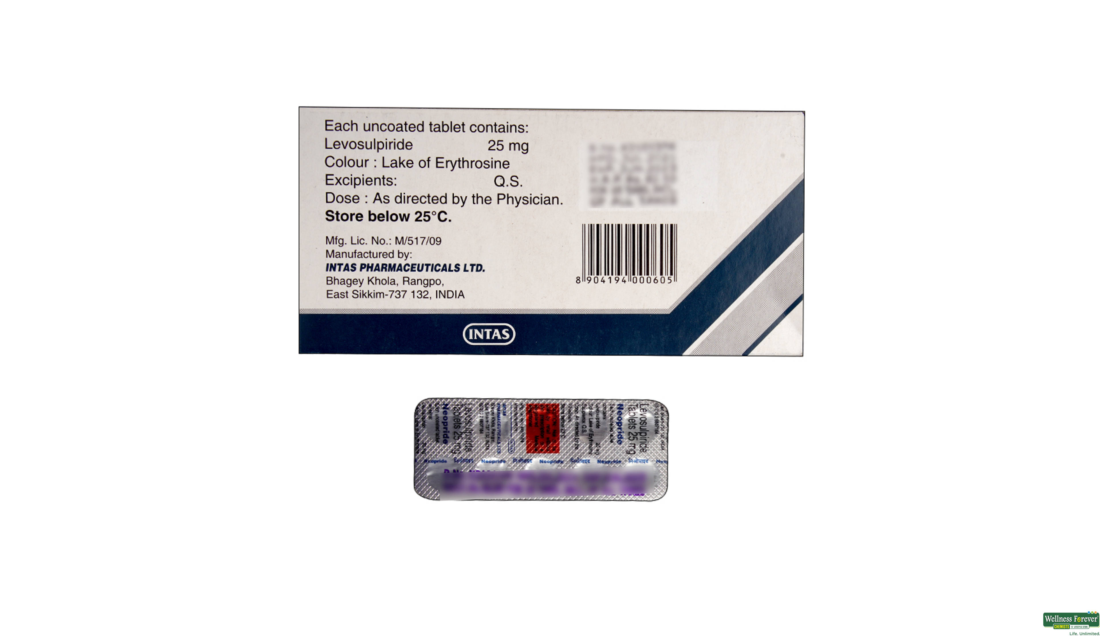 NEOPRIDE 25MG 10TAB- 2, 10TAB, null