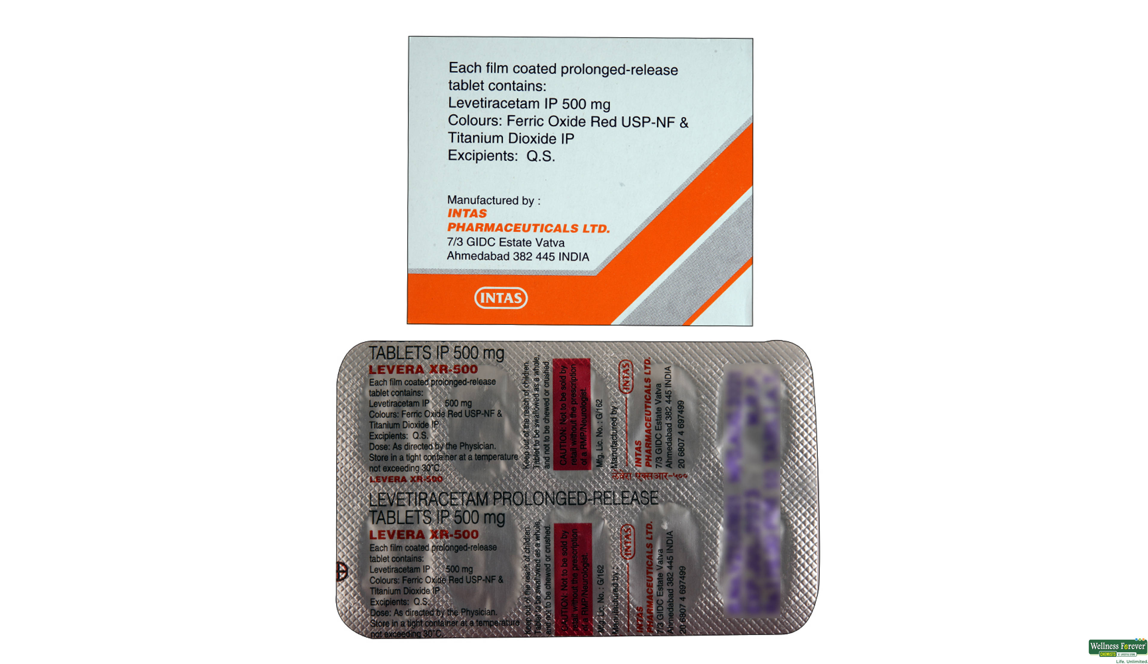 LEVERA-XR 500MG 10TAB- 2, 10TAB, 
