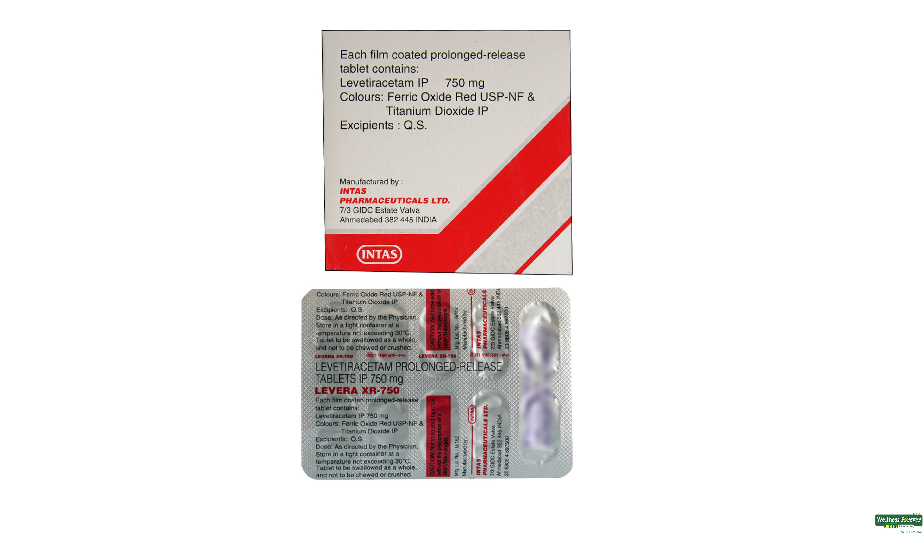LEVERA-XR 750MG 10TAB- 2, 10TAB, 