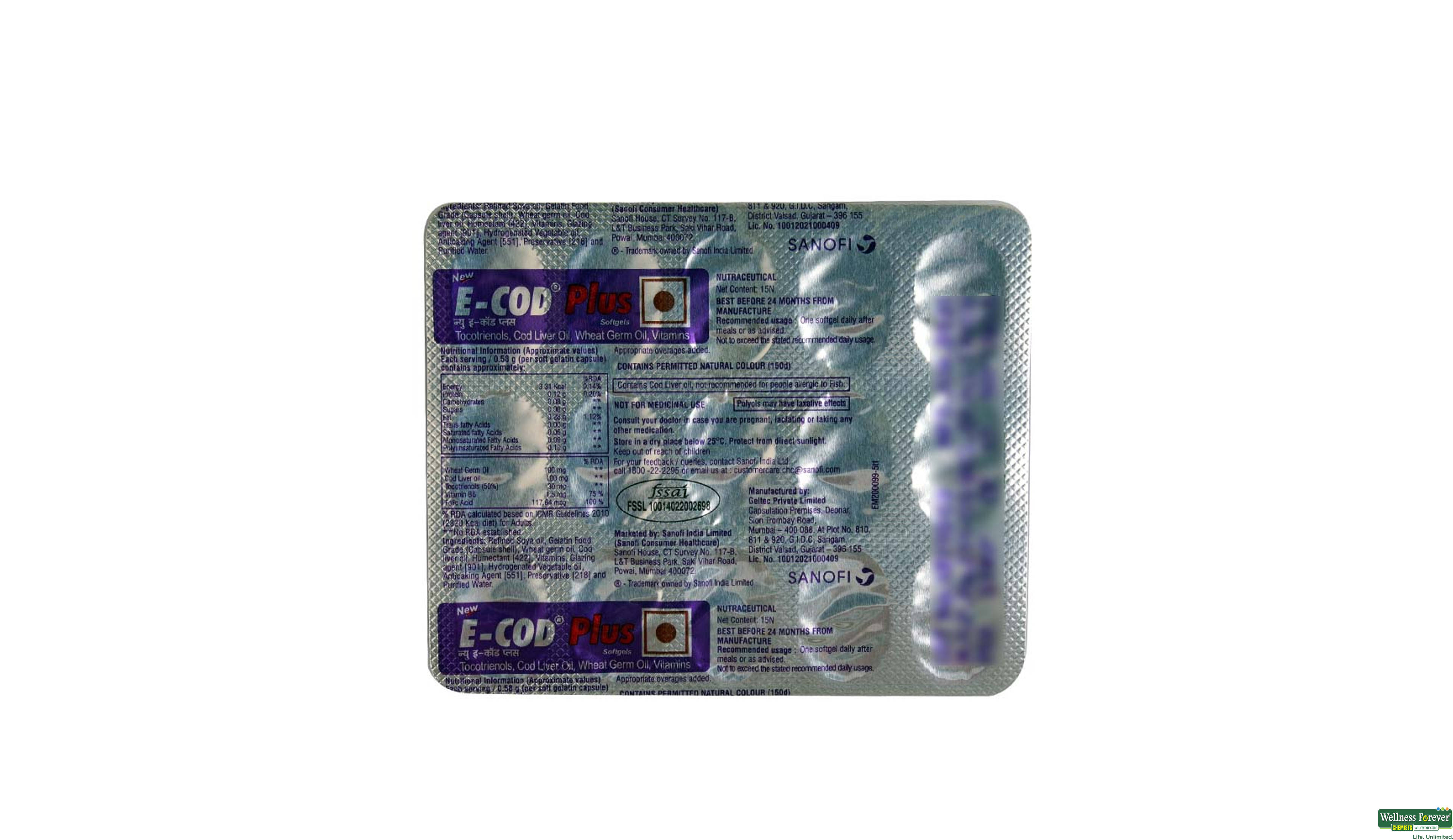 E-COD-PLUS 15CAP- 2, 15CAP, 