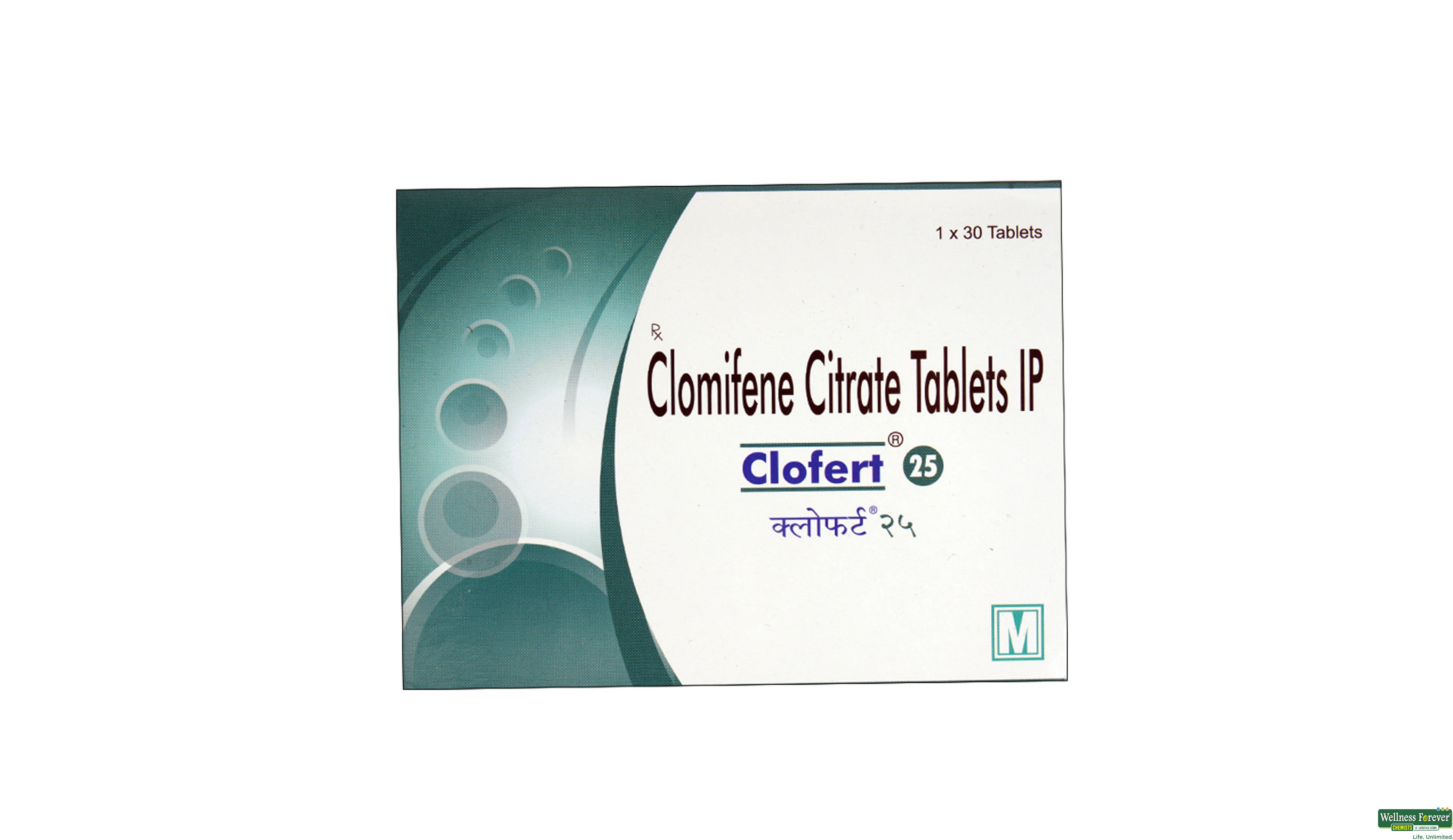 CLOFERT 25MG 30TAB- 1, 30TAB, 