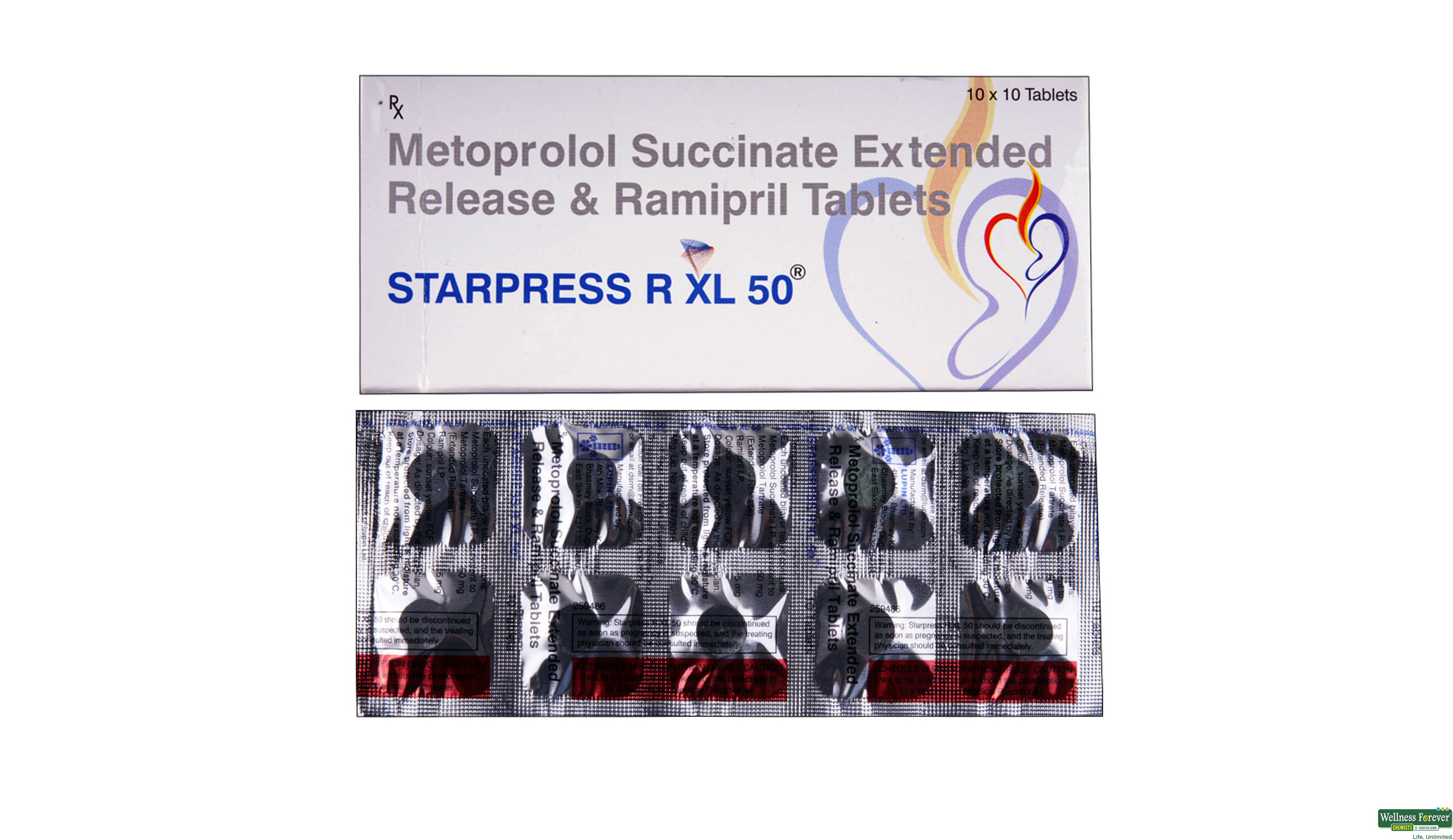 STARPRESS-R XL 50MG 10TAB- 1, 10TAB, 