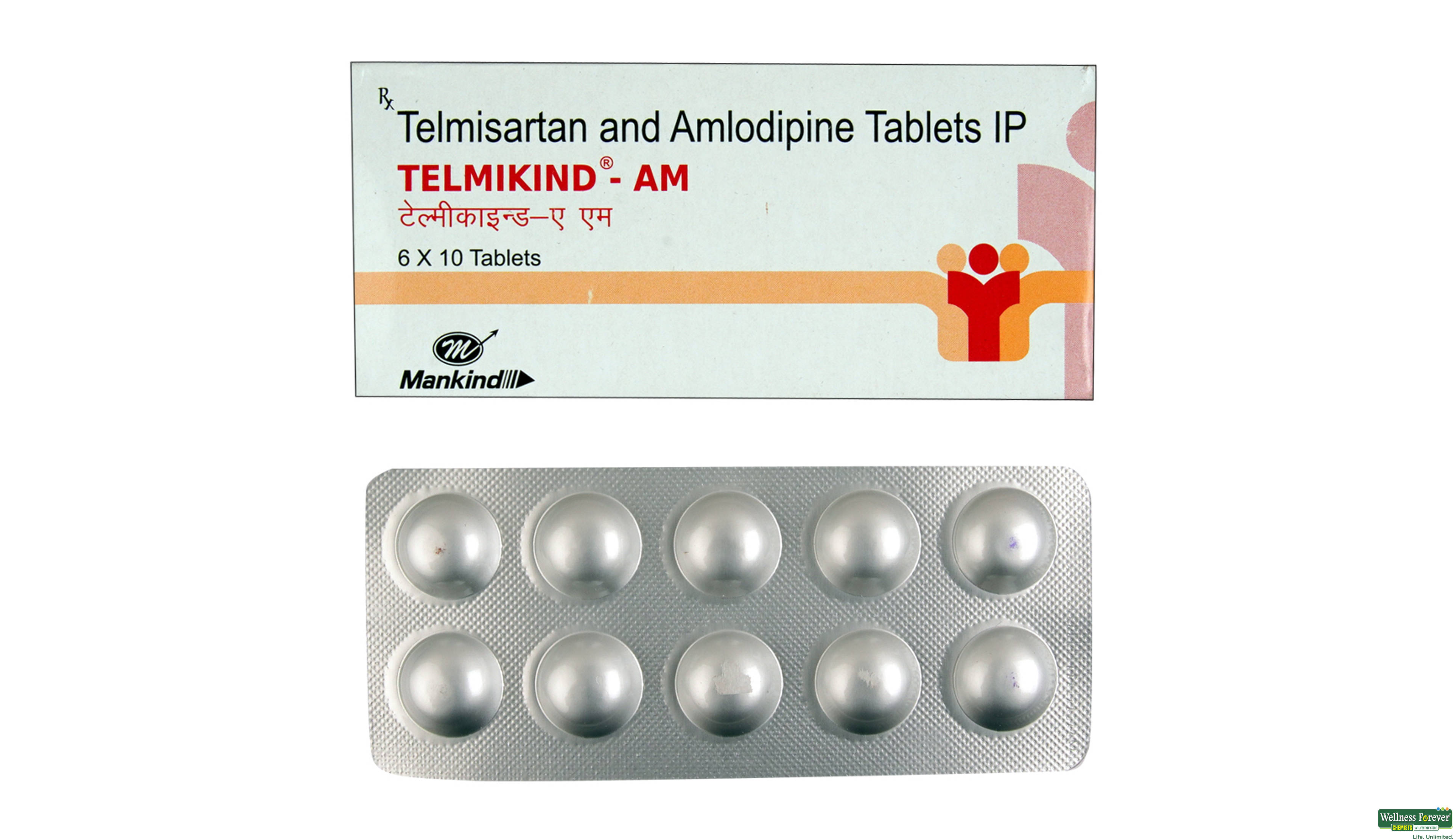 TELMIKIND-AM 10TAB- 1, 10TAB, null