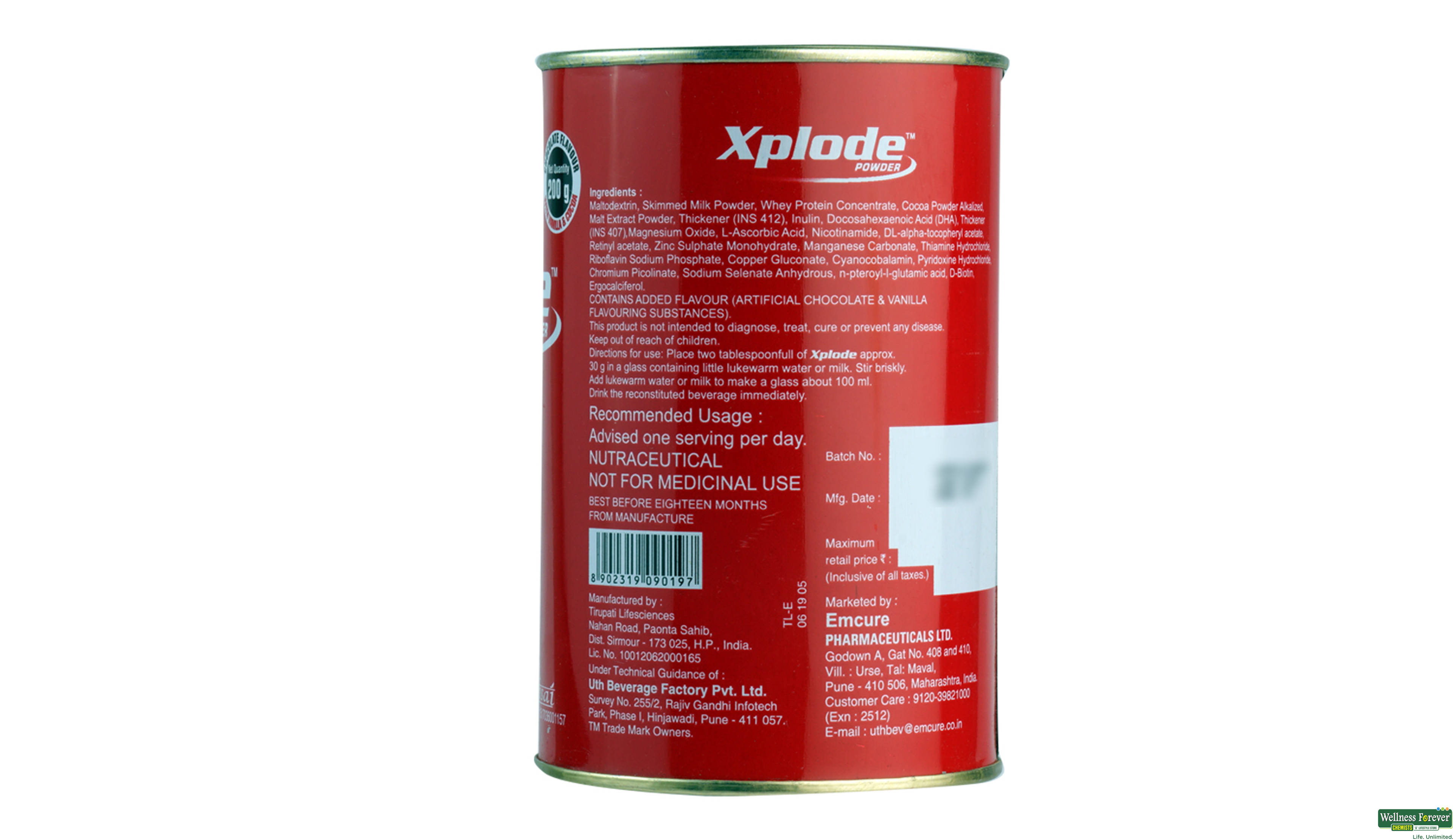 XPLODE POW 200GM- 2, 200GM, null