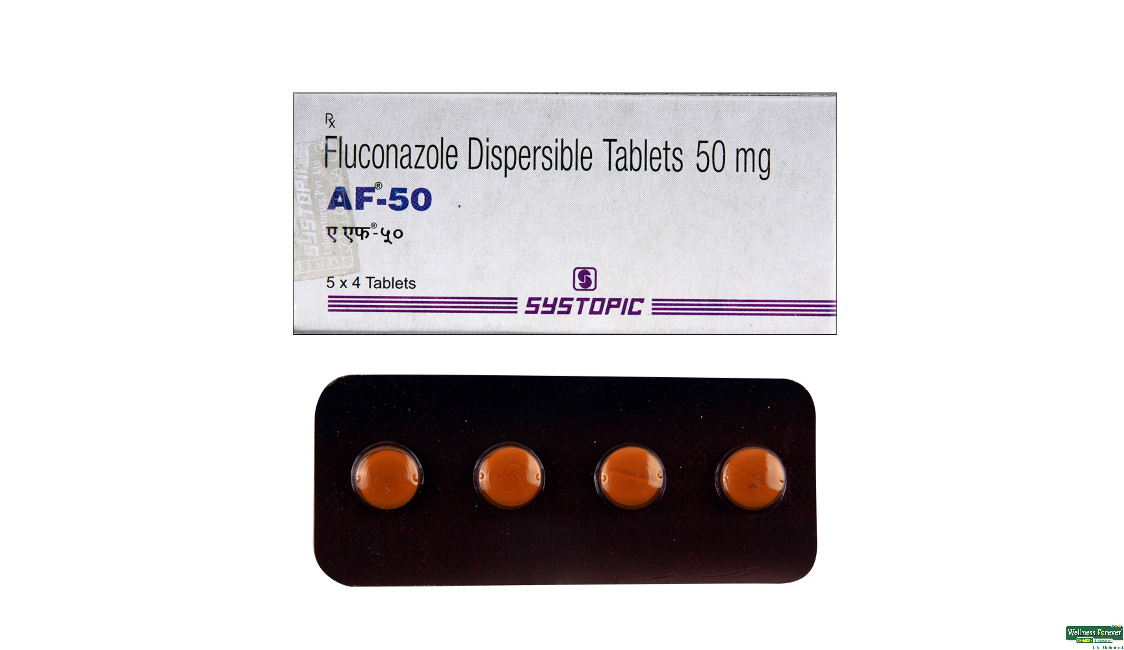 AF 50MG 4TAB- 1, 4TAB, 