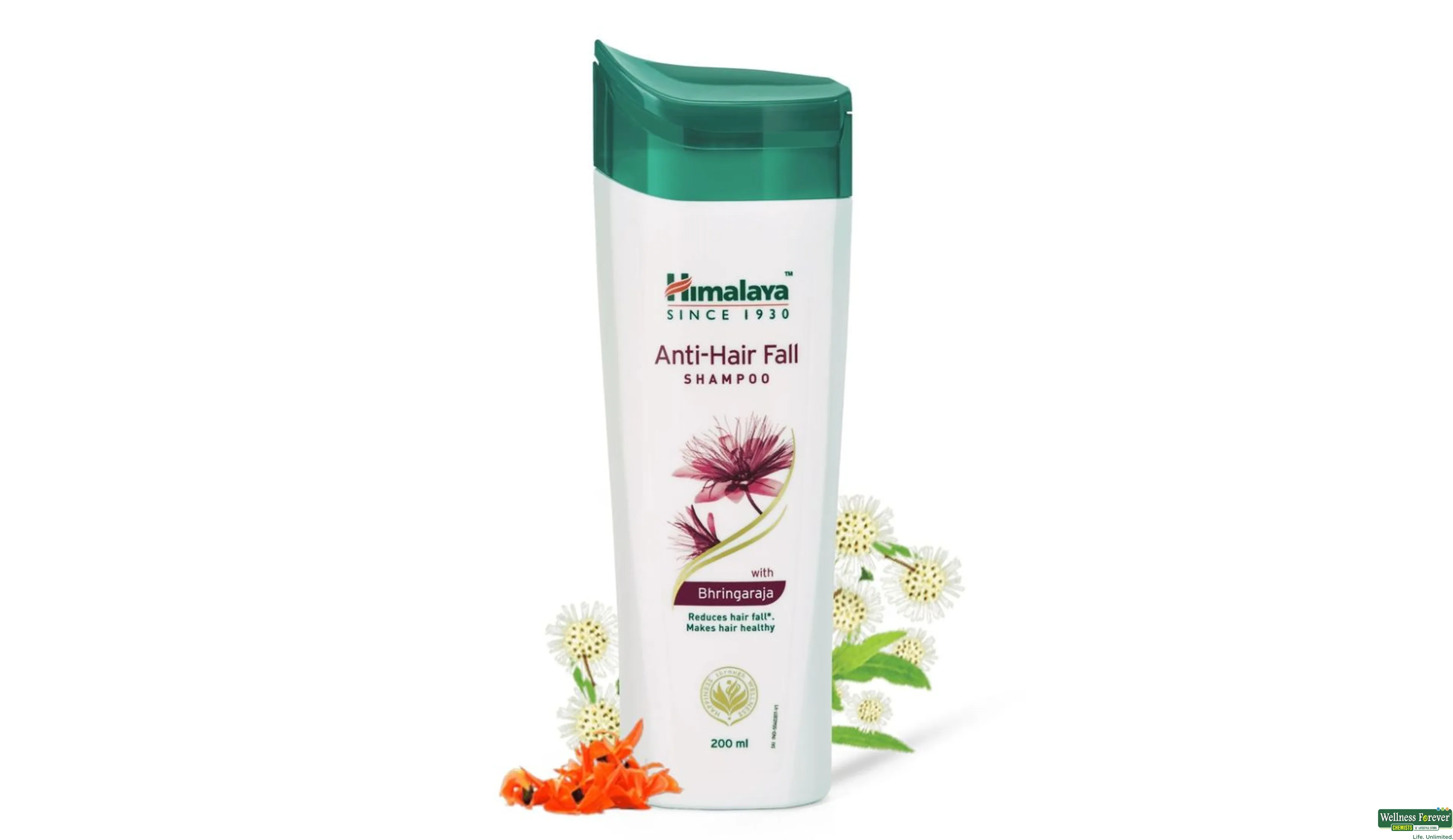 HIMA SHMP ANTI-HAIR FALL BHRINGARAJ 340ML- 3, 340ML, 