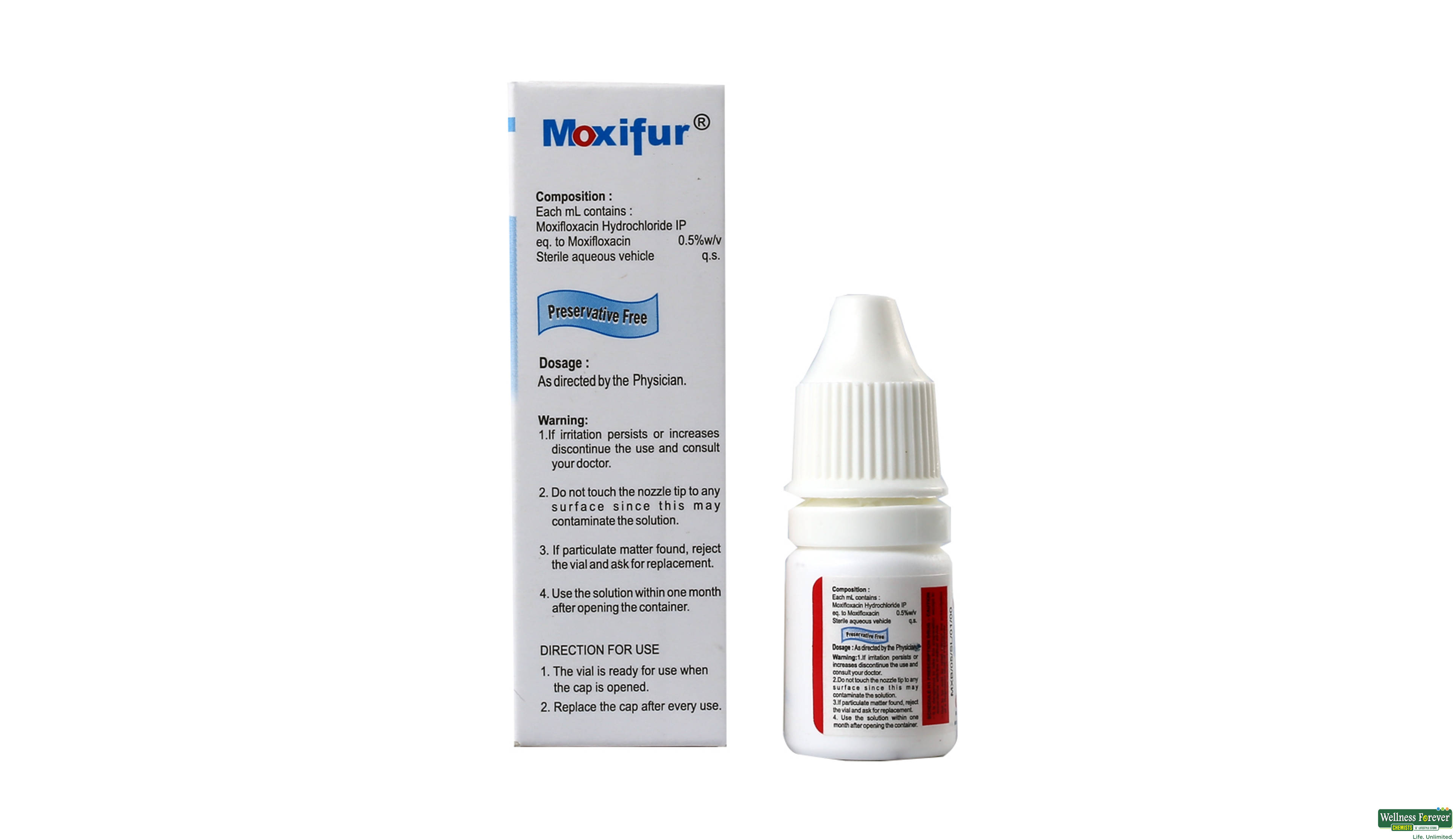 MOXIFUR E/DROP 5ML- 2, 5ML, null