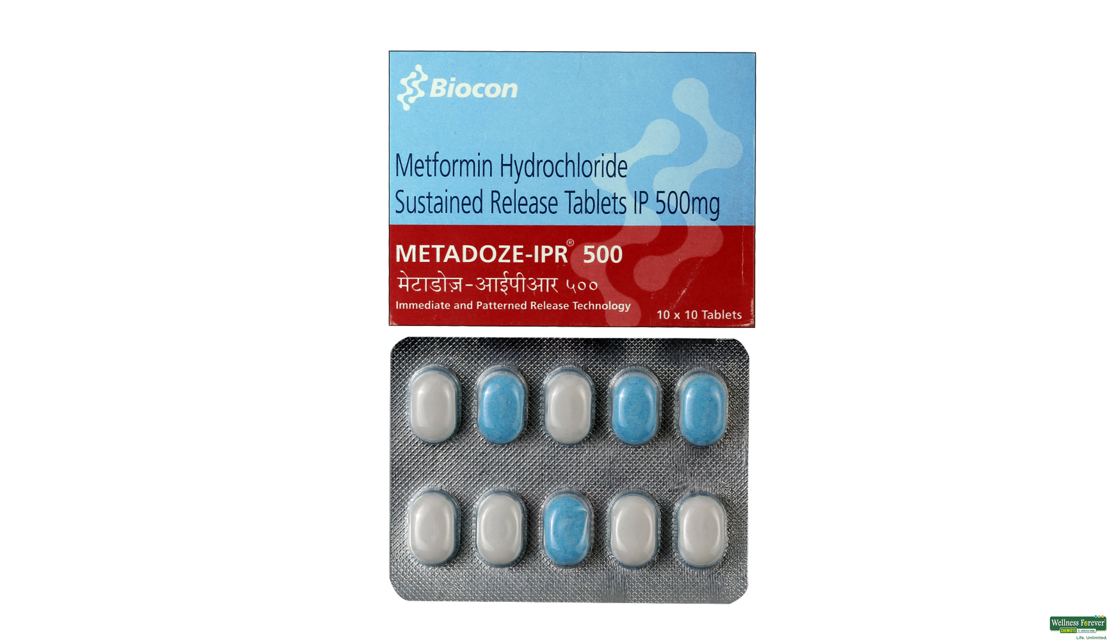 METADOZE-IPR 500MG 10TAB- 1, 10TAB, 