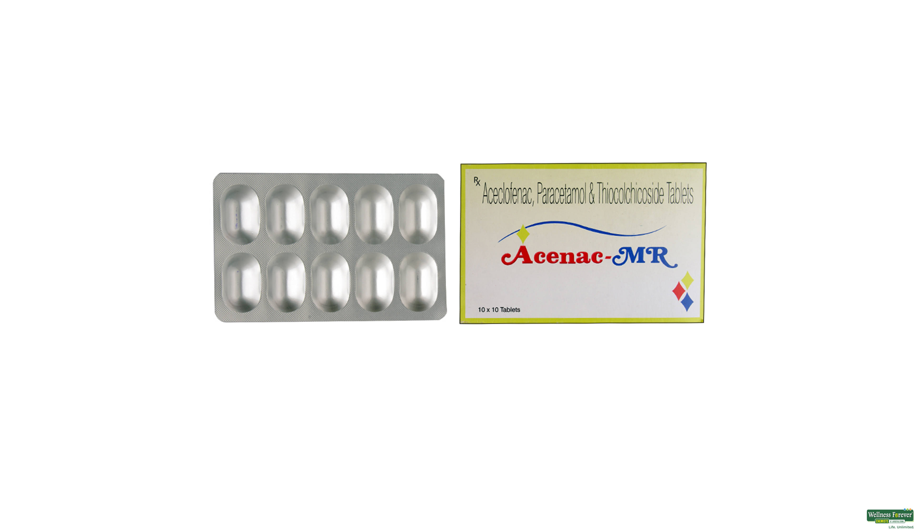 ACENAC-MR 4MG 10TAB- 1, 10TAB, null