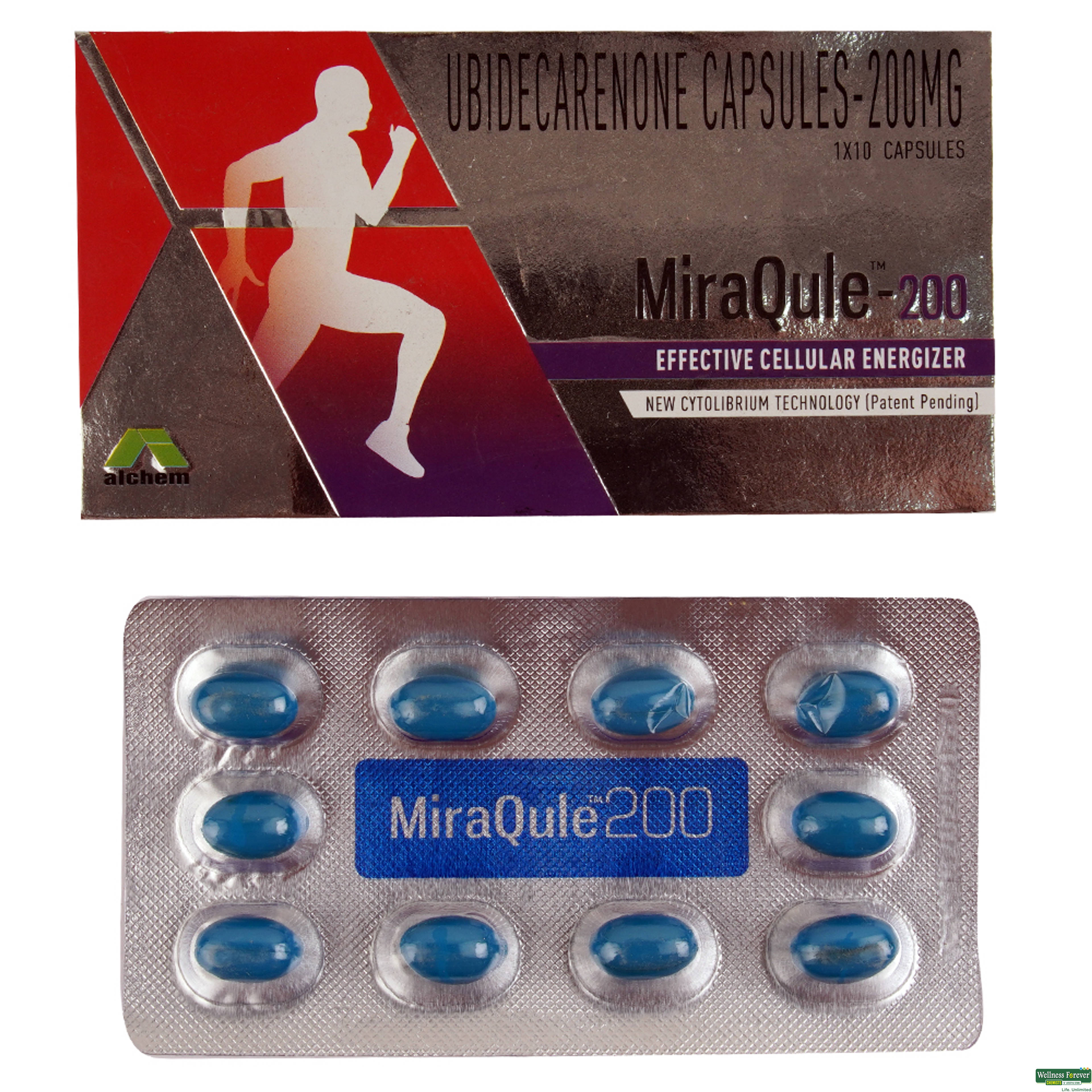 Miraqule 200mg 10 Capsules-image