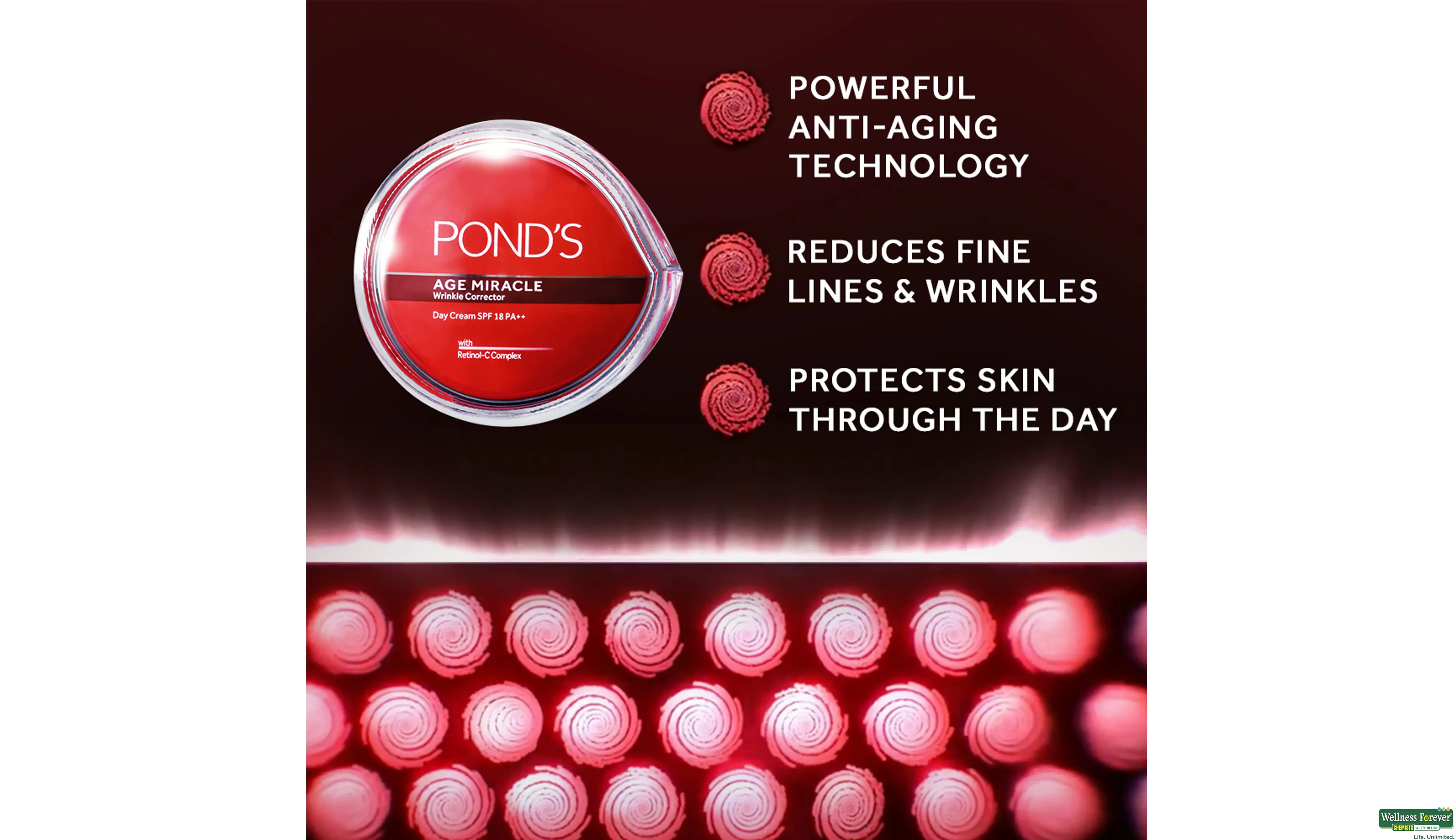 PONDS F/CRM AGE MIRACLE DAY 10GM- 9, 10GM, 