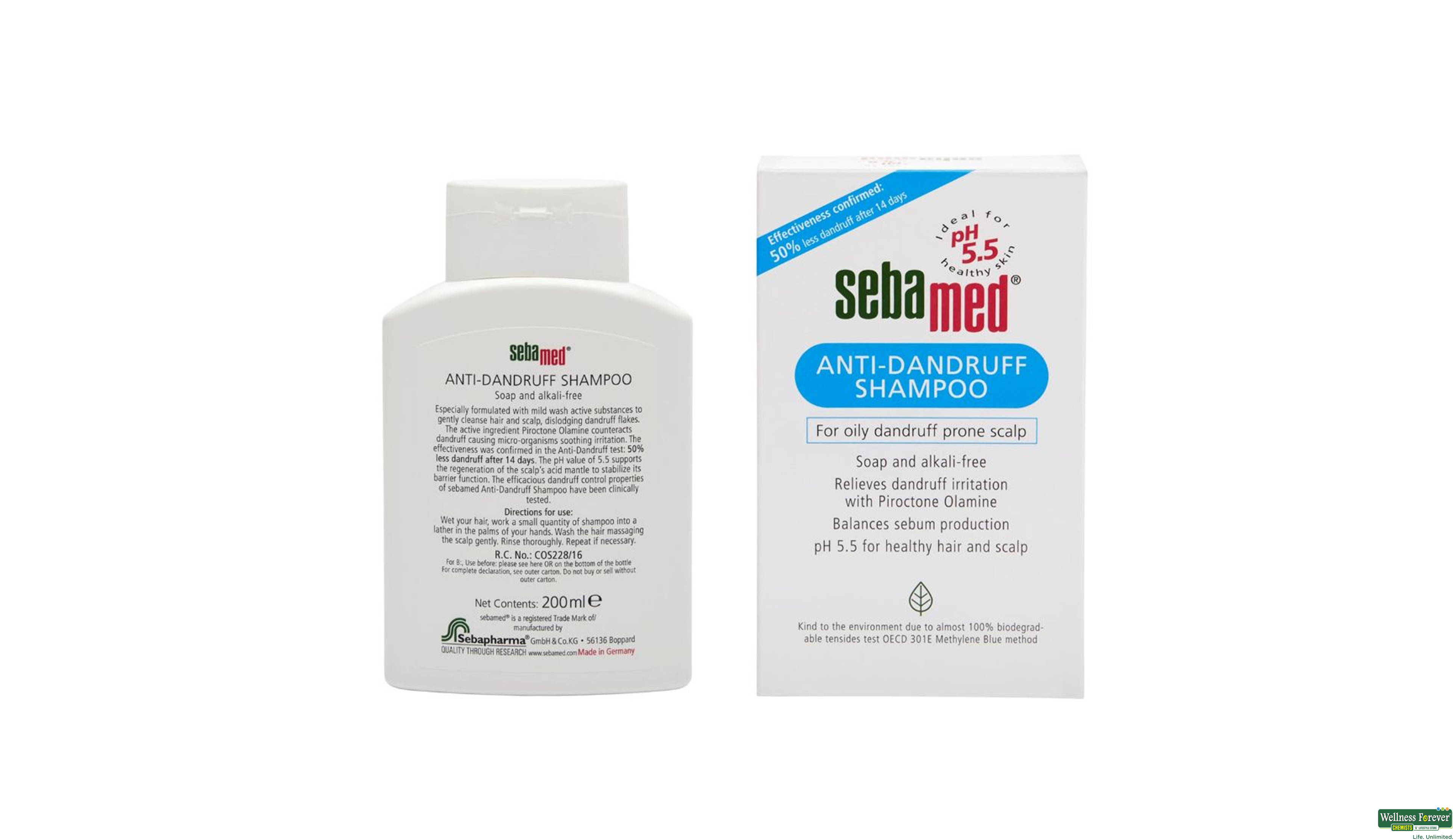 SEBAMED SHMP ANTI/DAND 200ML- 5, 200ML, 