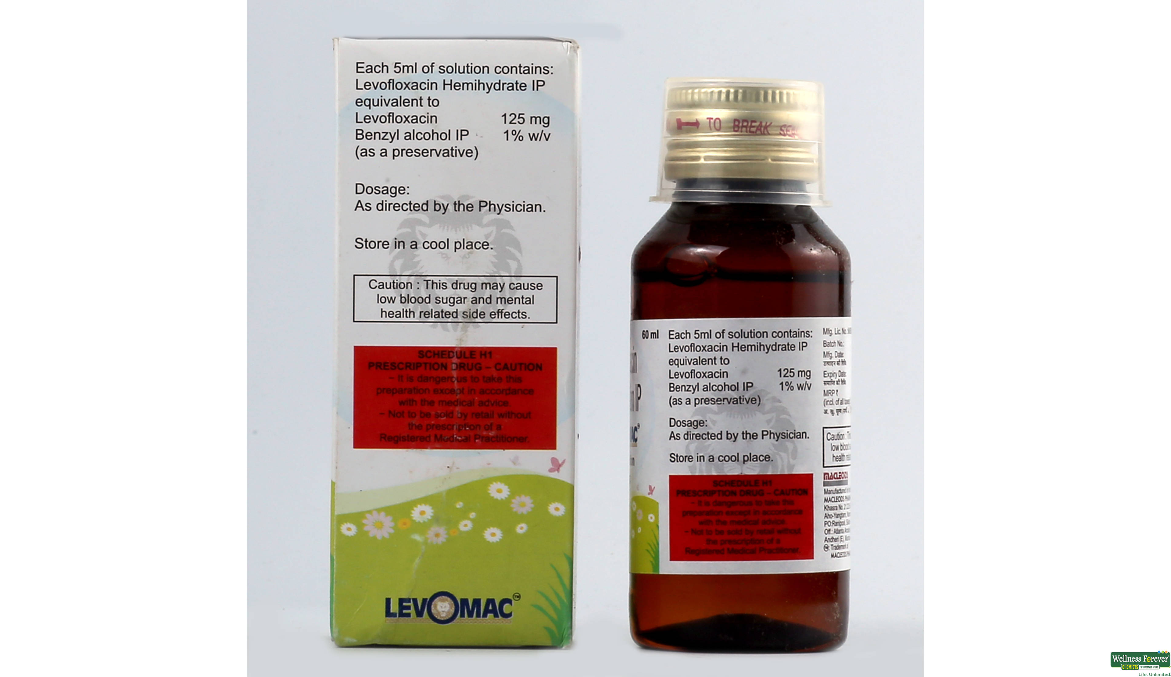 LEVOMAC ORAL SOLN 60ML- 2, 60ML, 