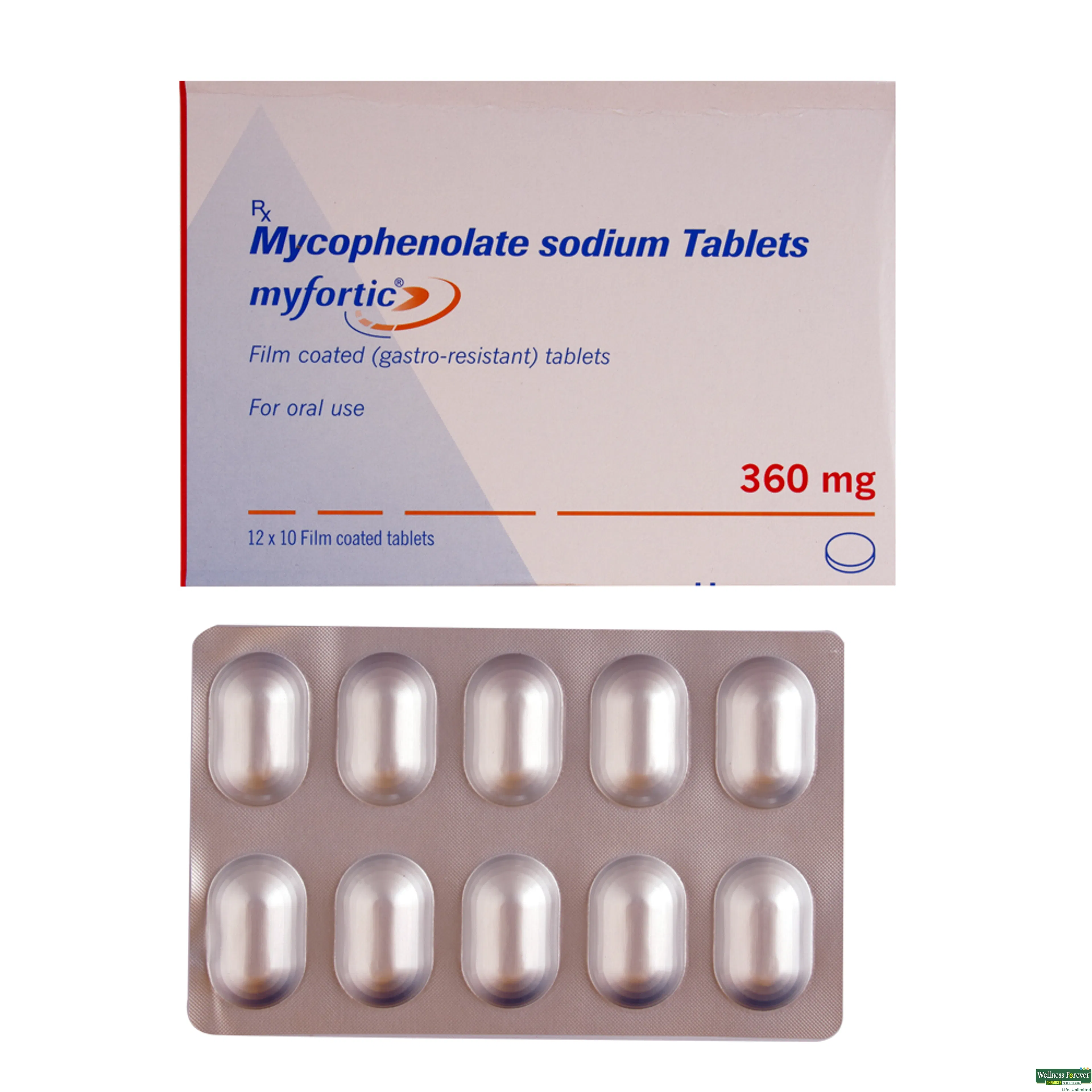 MYFORTIC 360MG 10TAB-image