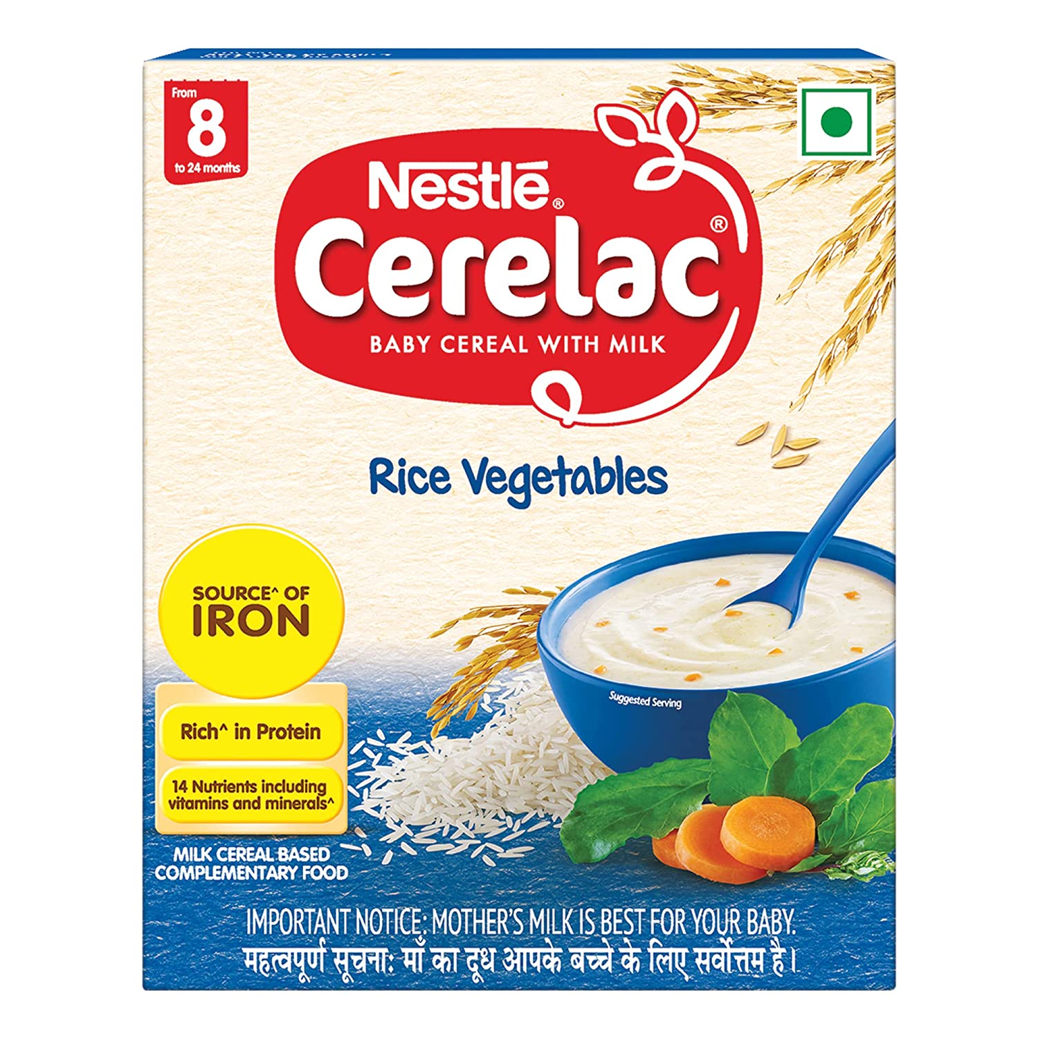 Buy Nestle Cerelac Baby Cereal with Milk Grains Vegetables