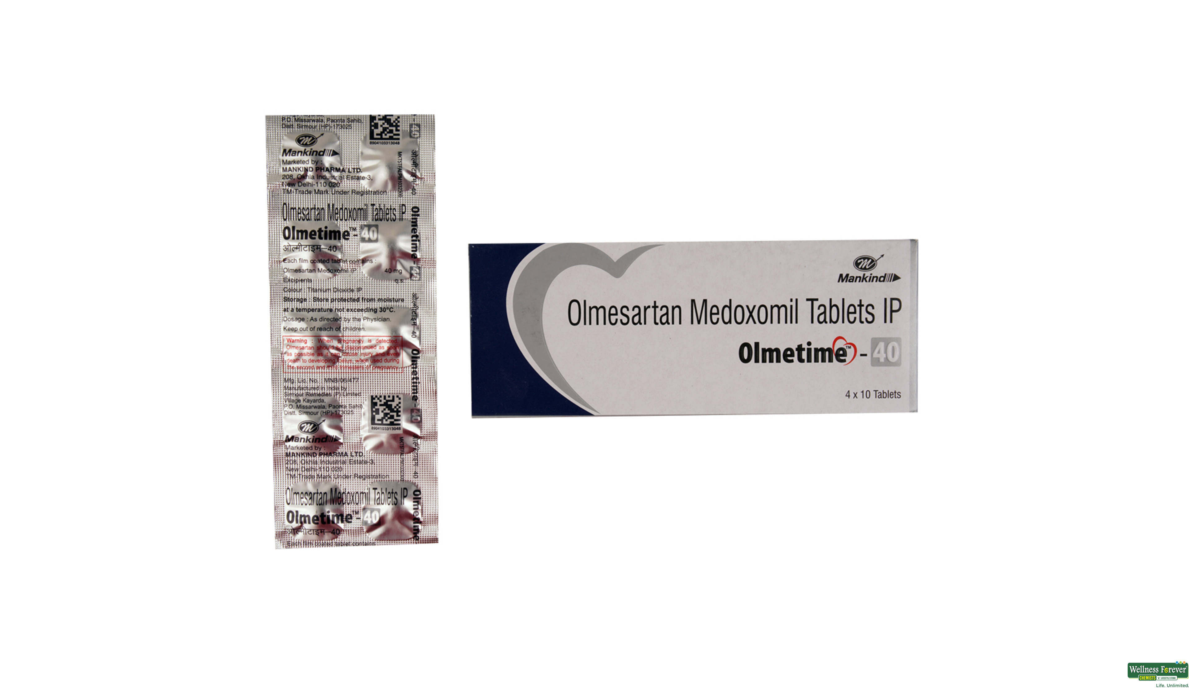 OLMETIME 40MG 10TAB- 1, 10TAB, 