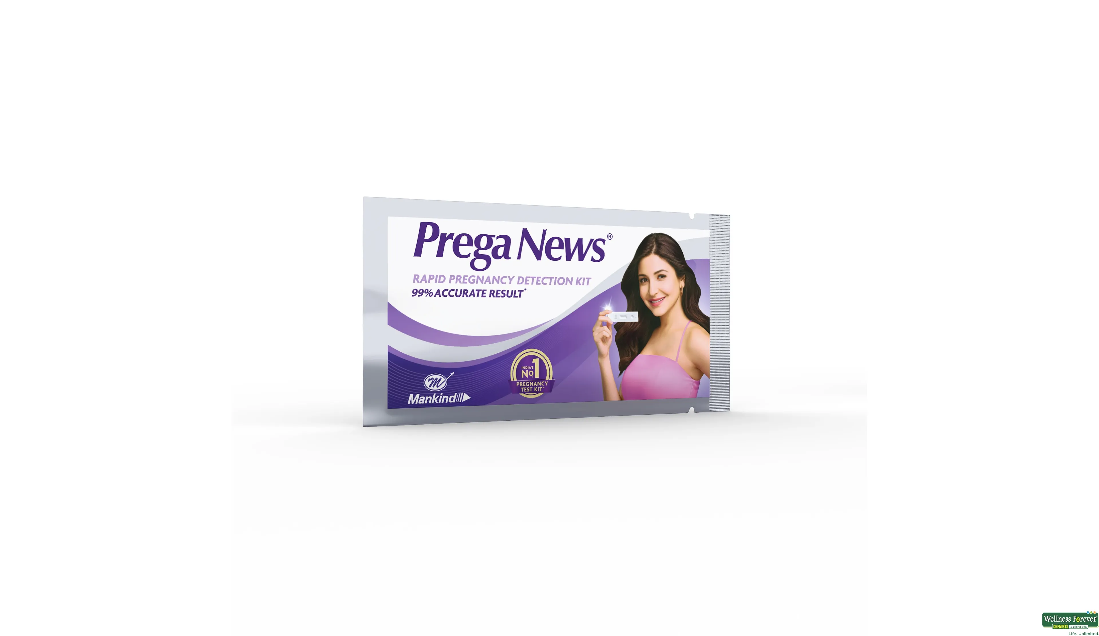 PREGA-NEWS PREG TEST- 3, 1PC, Quick and easy to use
Highly accurate results within minutes
Can be used in the privacy of your home
Cost-effective compared to lab tests
Early detection helps in prompt prenatal care