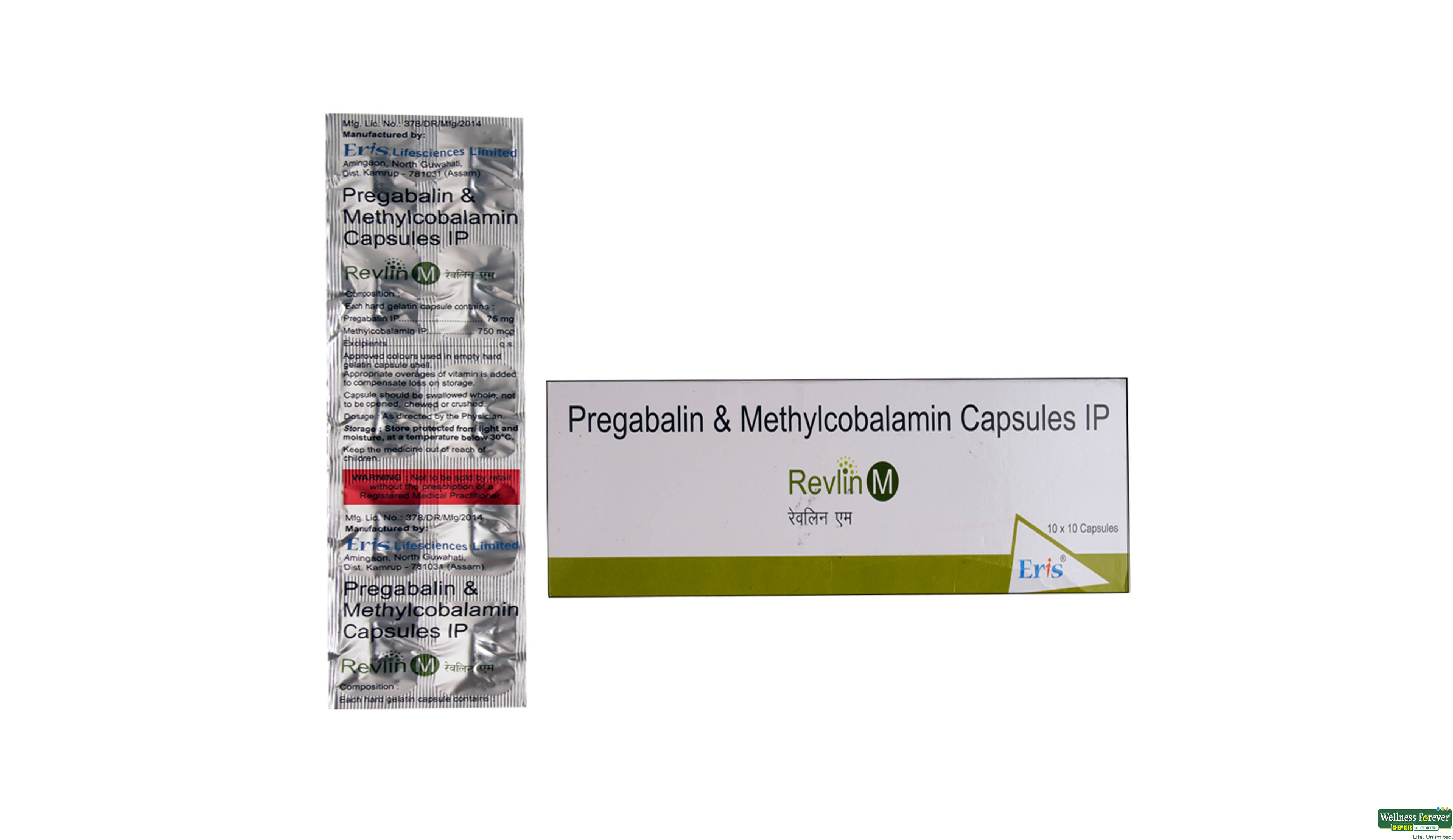 REVLIN-M 75MG 10CAP- 1, 10CAP, null