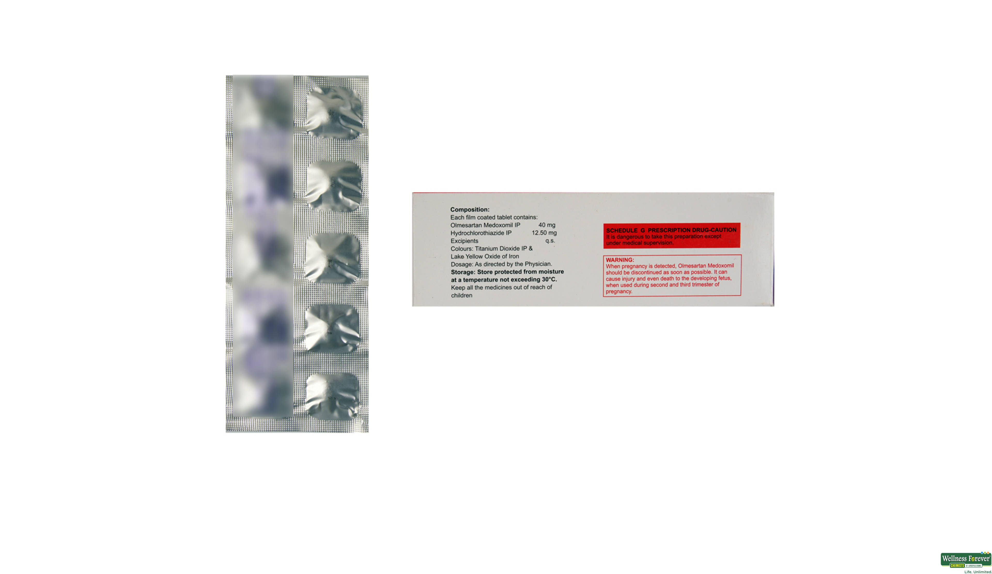 OLMIN-H 40MG 10TAB- 2, 10TAB, null