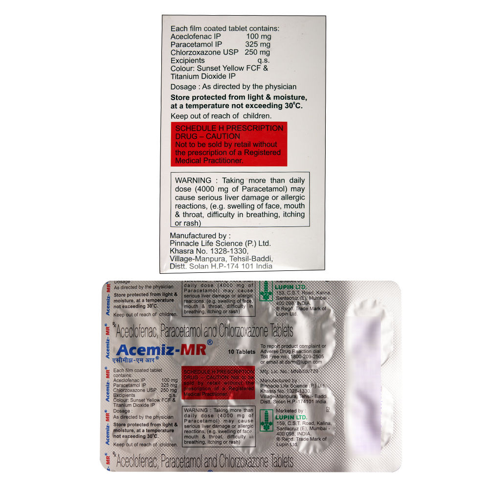 Buy Acemiz-MR 10 Tablets Online at Best Prices