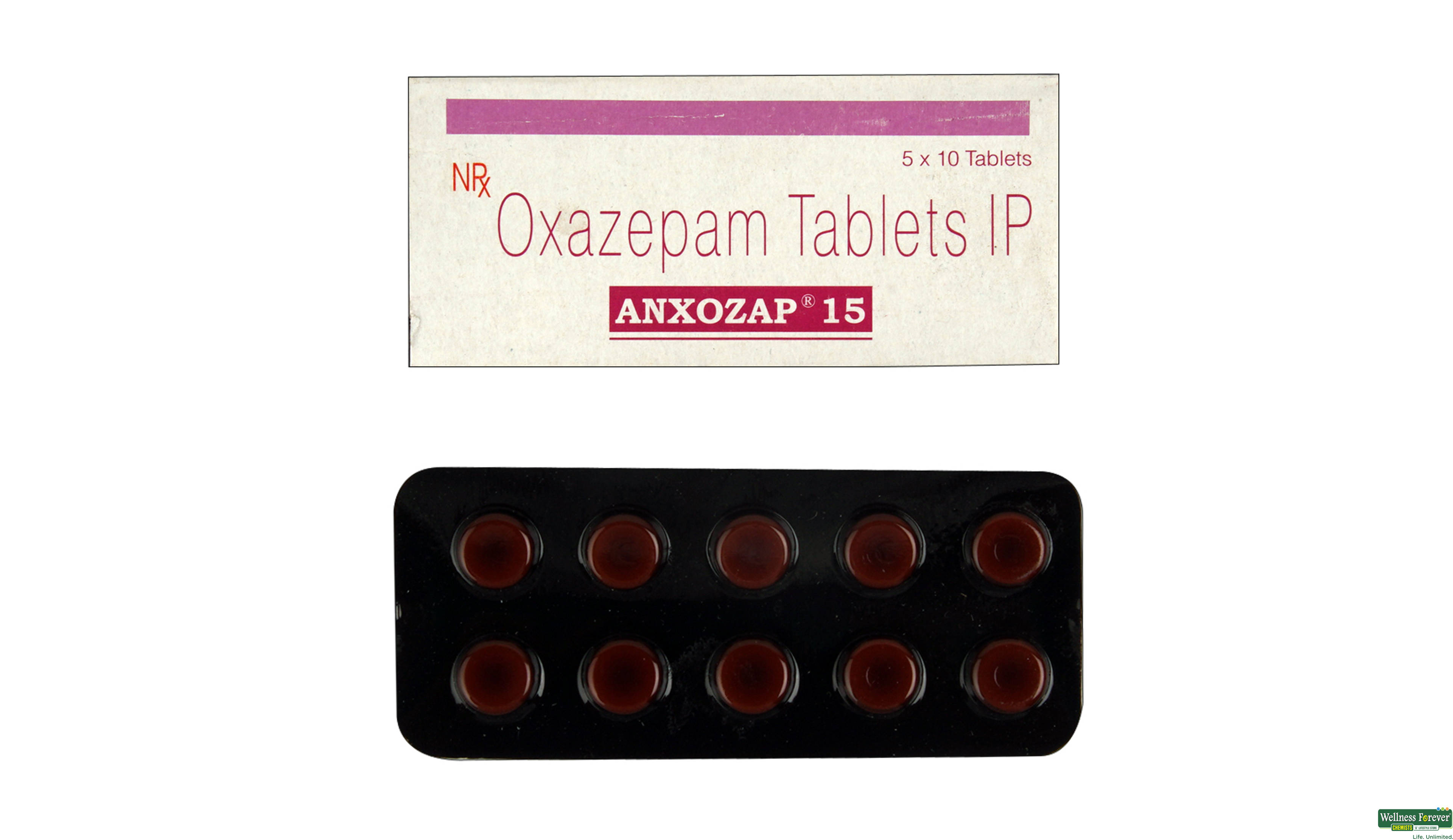 ANXOZAP 15MG 10TAB- 1, 10TAB, 