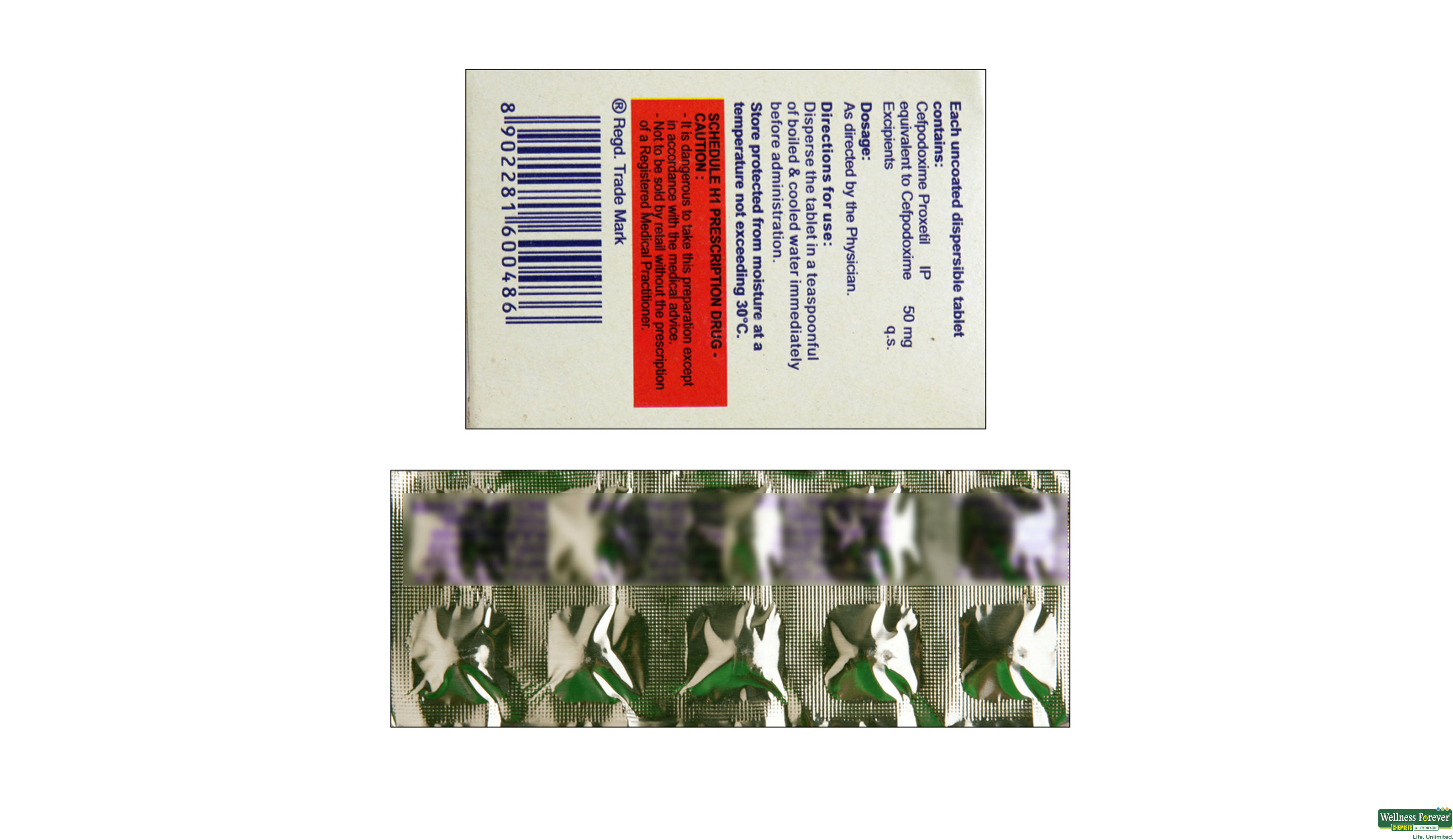 OXIPOD 50DT 10TAB- 2, 10TAB, 