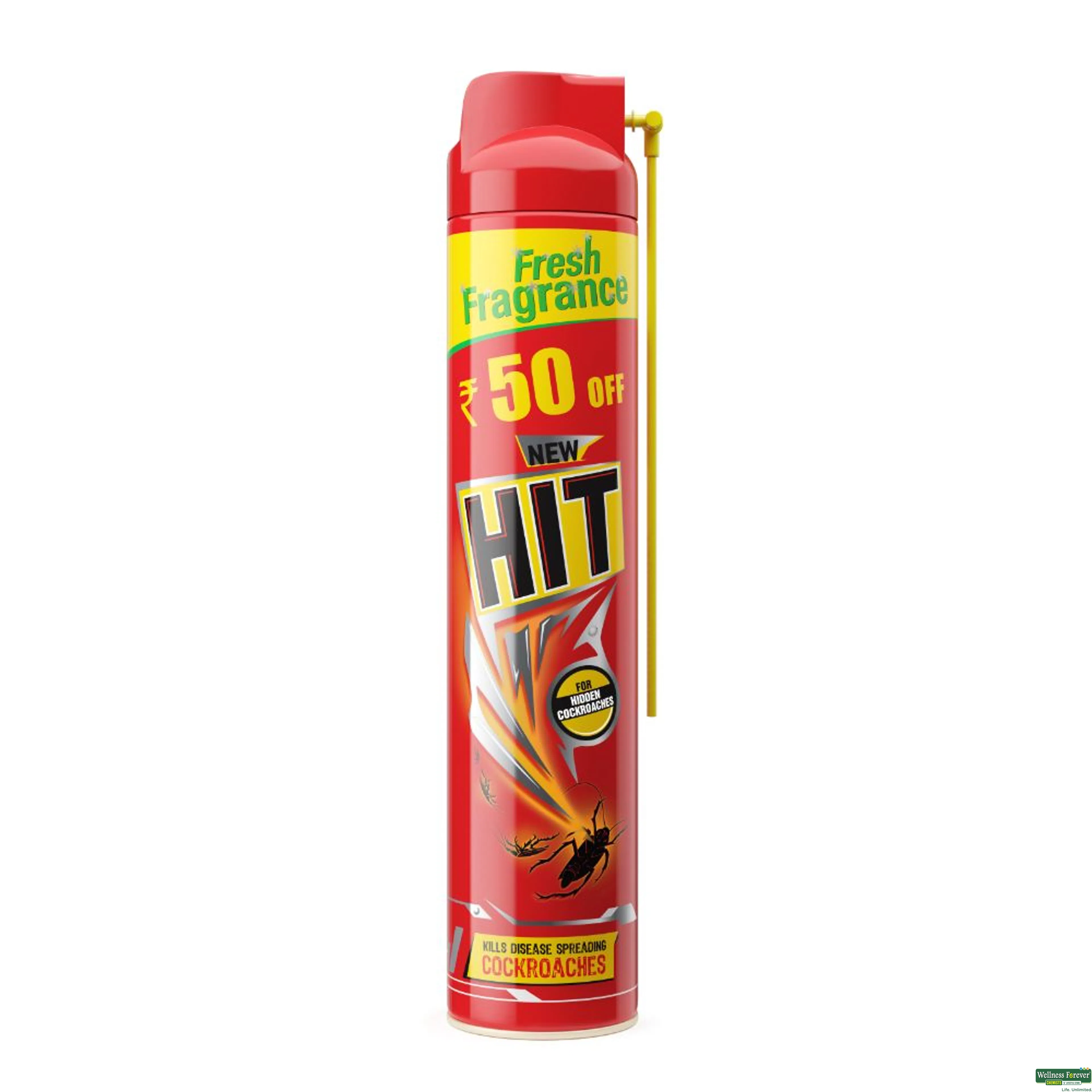 HIT SPRAY COCKROCH INS KILL 625ML-image