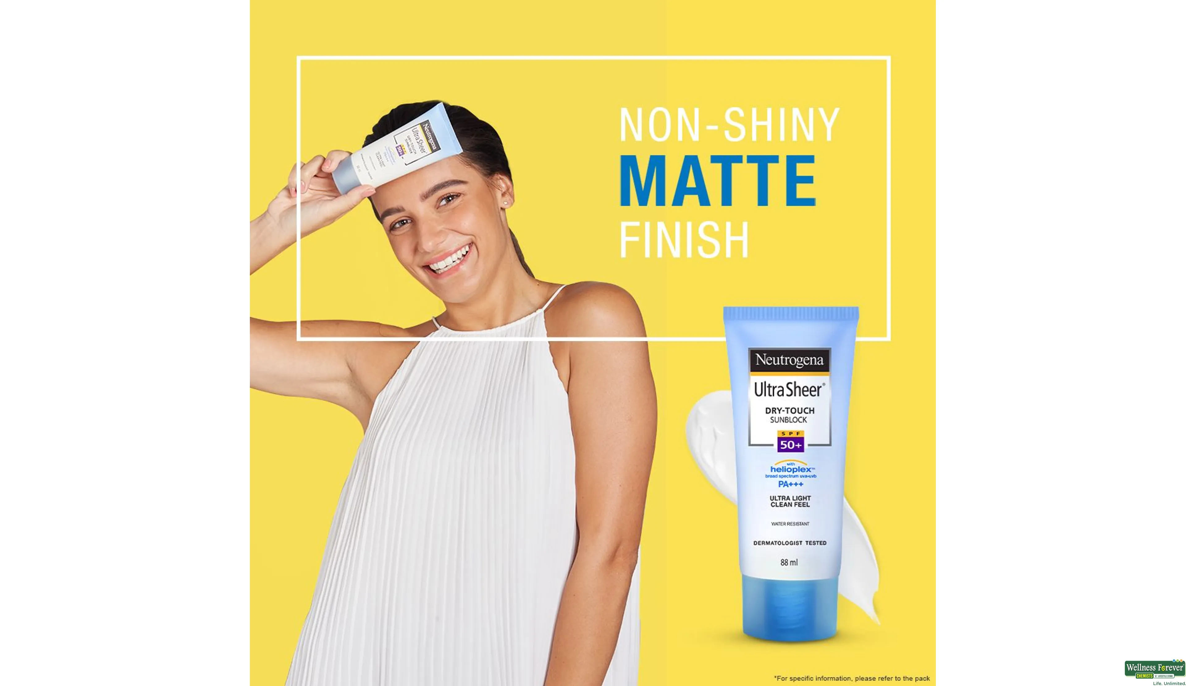 Buy Neutrogena Ultra Sheer Dry Touch Sunscreen SPF 50 88 ml
