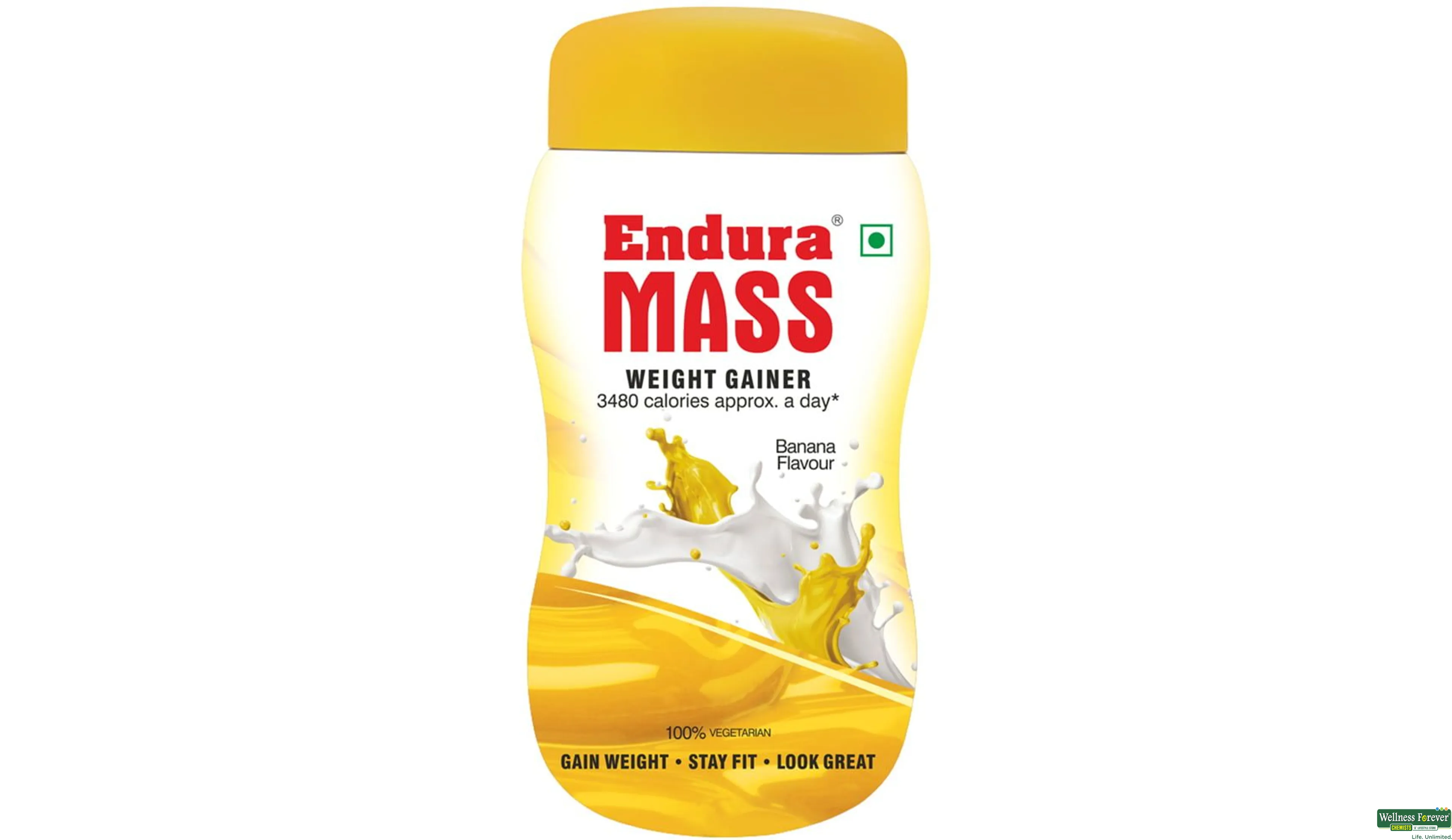 ENDURA MASS PWDR BANANA 500GM- 1, 500GM, 