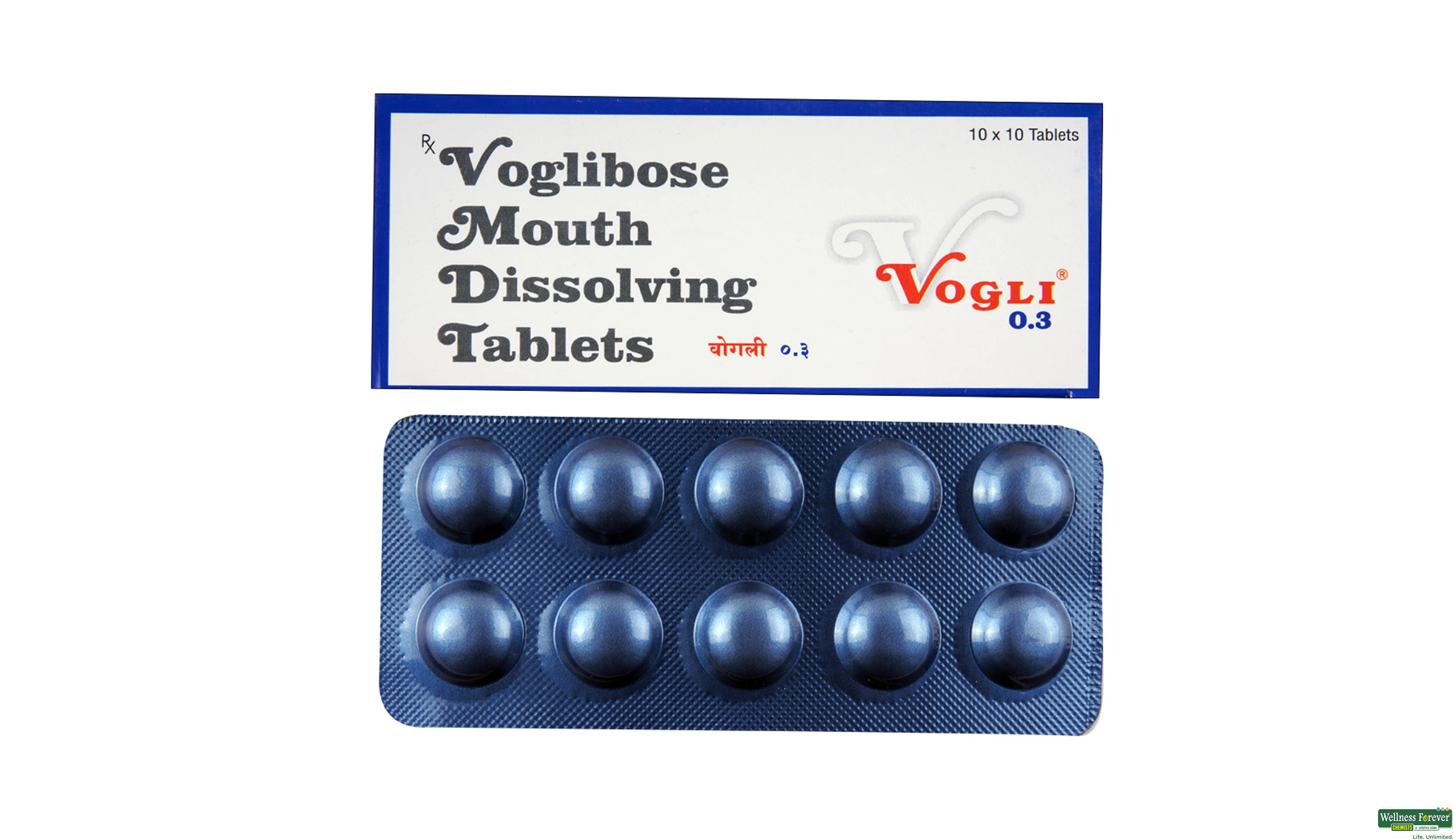 VOGLI 0.3MG 10TAB- 1, 10TAB, 