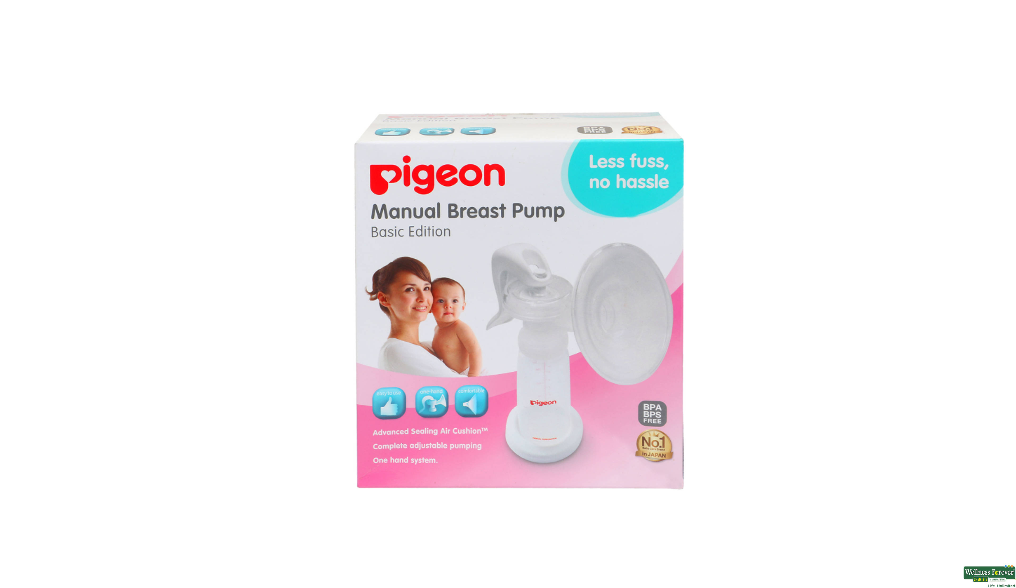 PIGEON BREAST PUMP MANUAL 1PACK- 2, 1PC, null