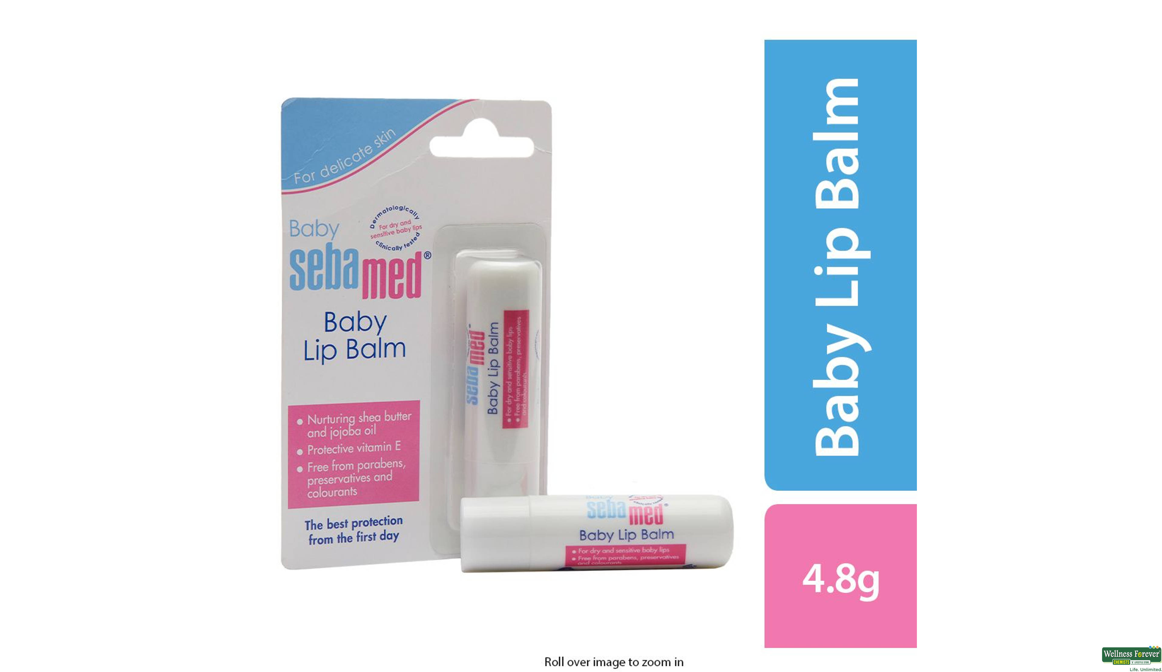 SEBAMED BABY LIP BALM 4.8GM- 1, 4.8GM, null