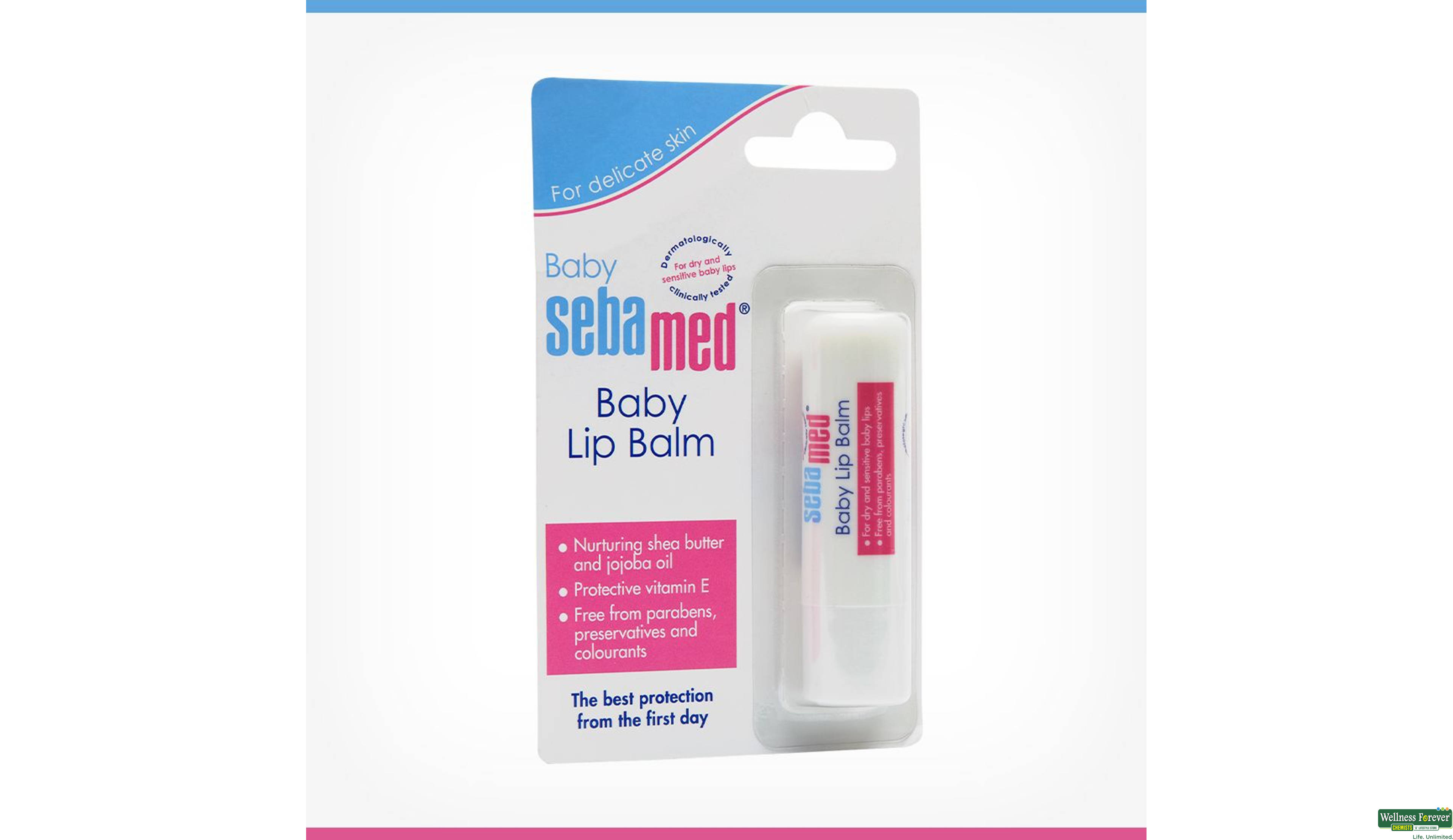 SEBAMED BABY LIP BALM 4.8GM- 3, 4.8GM, null